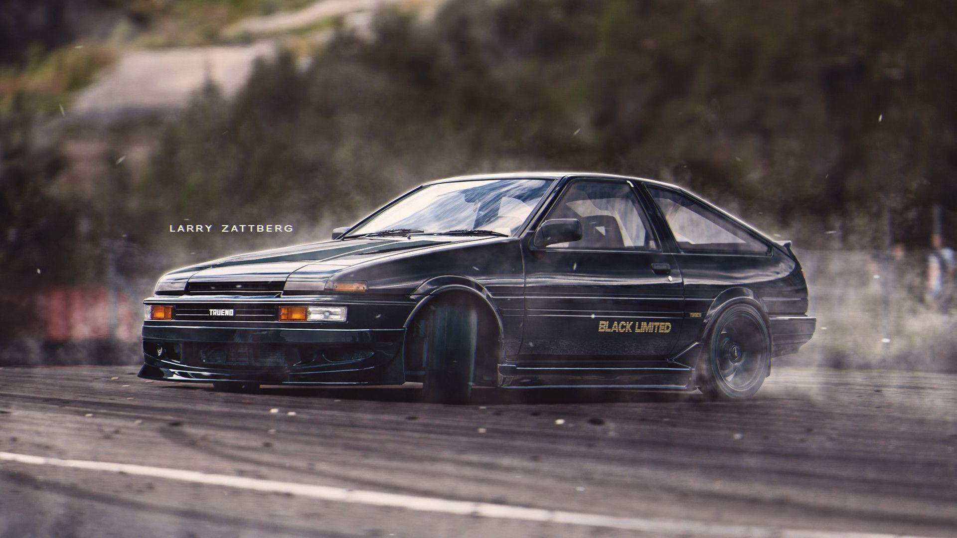 Toyota Ae86 Anime Wallpapers Wallpaper Cave