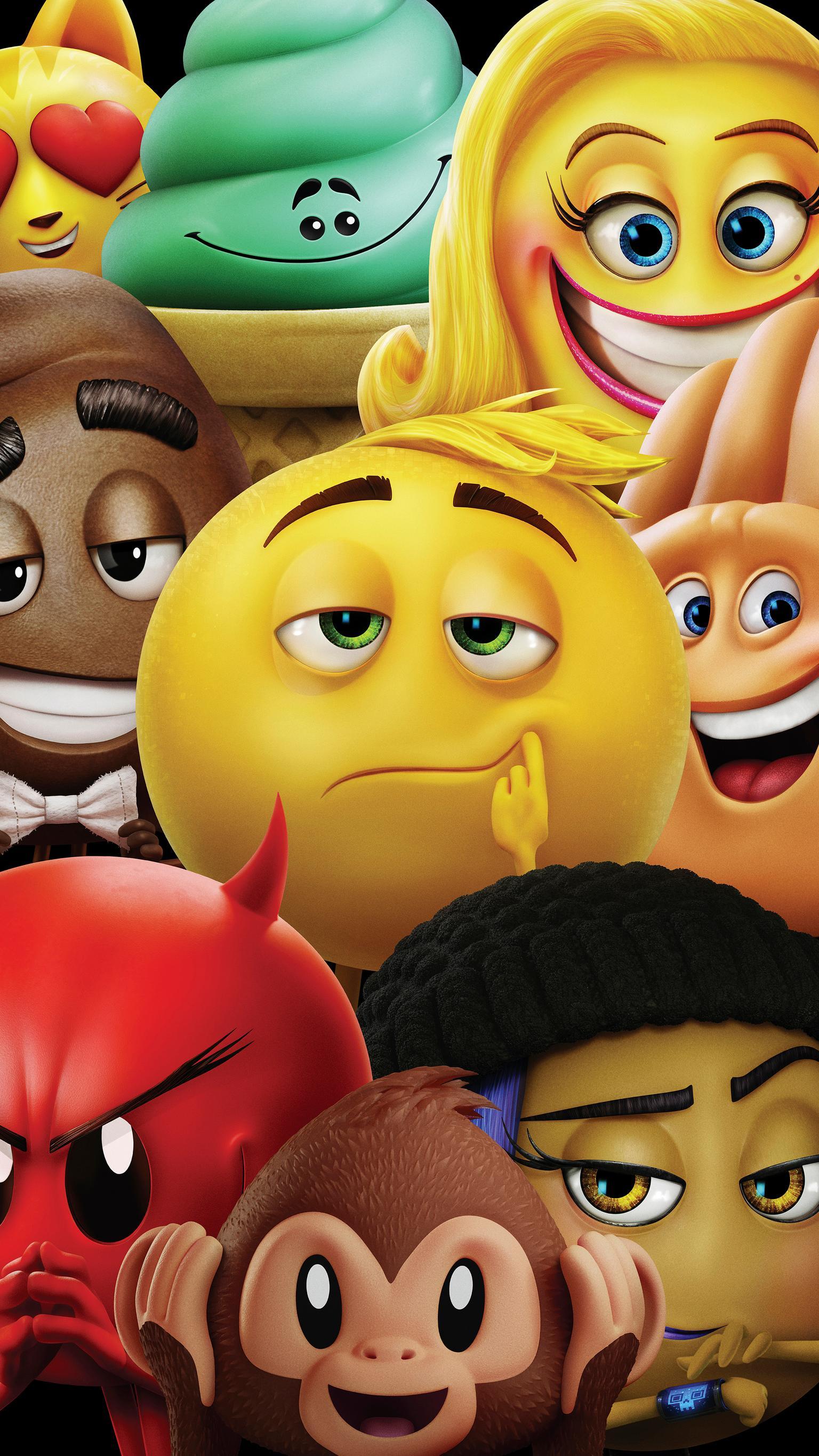 The Emoji Movie (2017) Phone Wallpaper