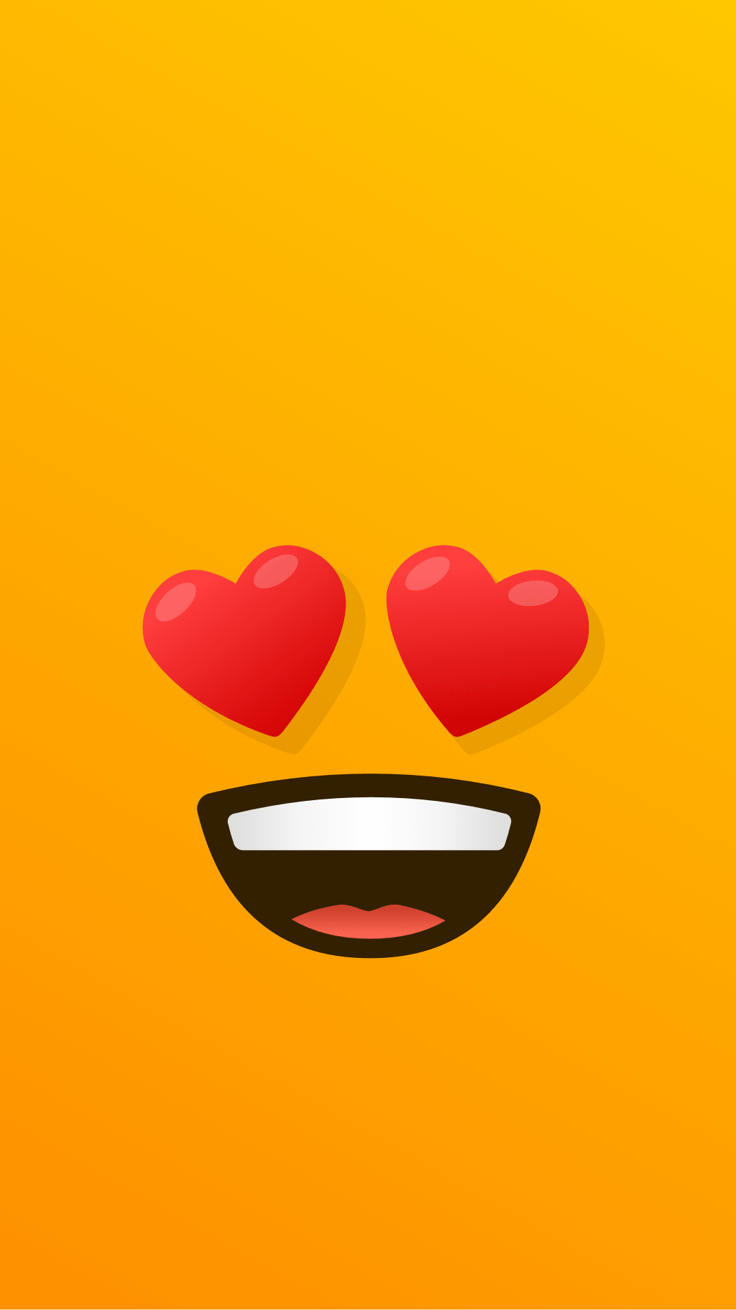 iPhone Emoji Heart Eyes Wallpapers - Wallpaper Cave