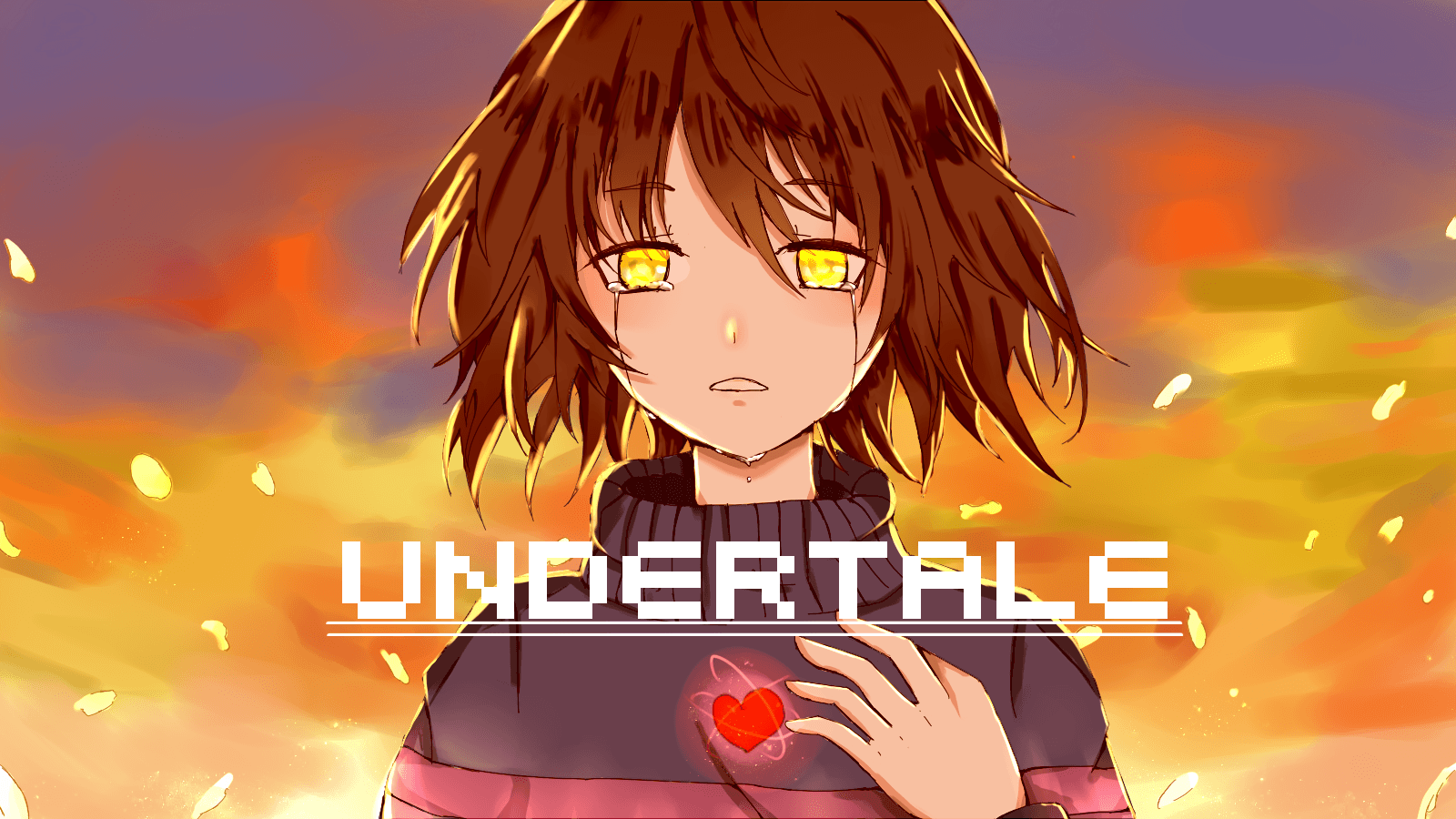 Anime, Pixiv Id Undertale, Frisk, Wallpaper