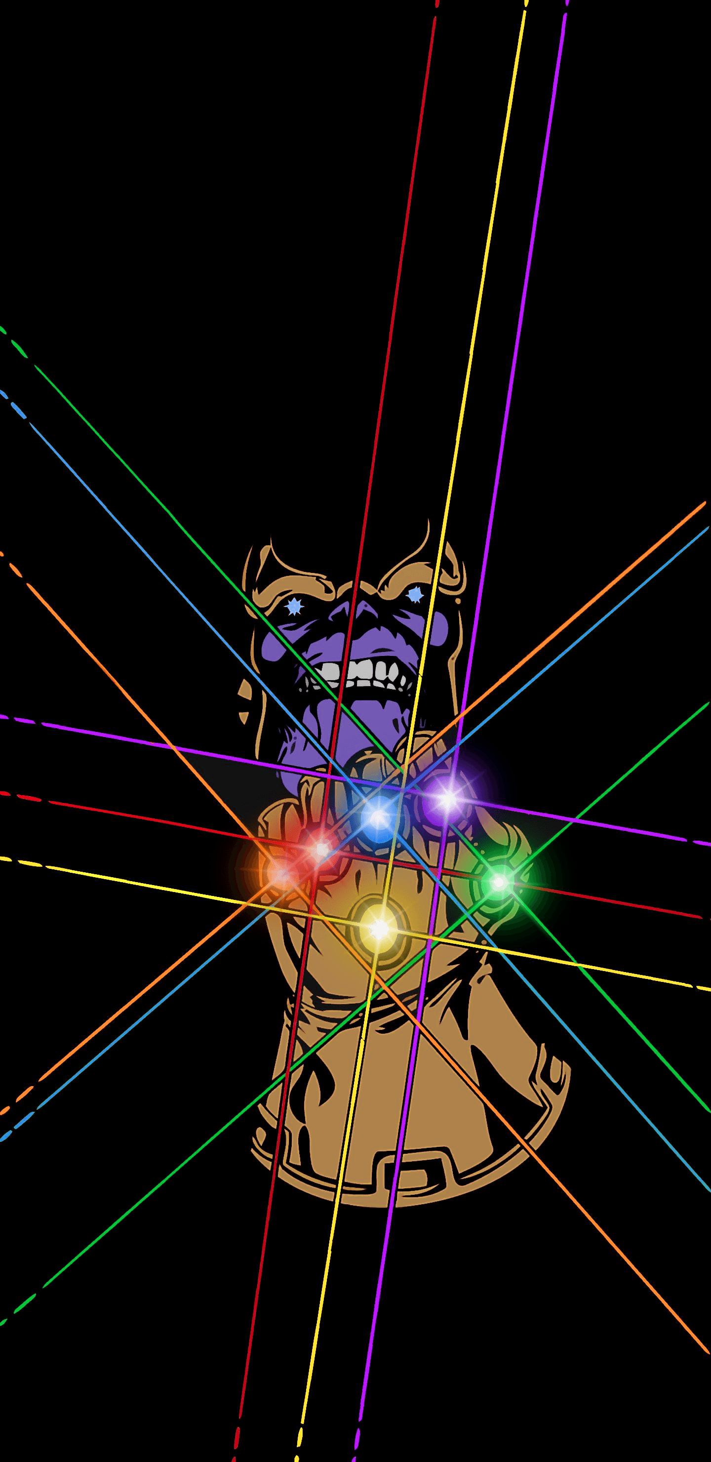 Edited A Thanos Mobile Wallpaper That I Found On This Sub To Make It A Little More MCU Ish