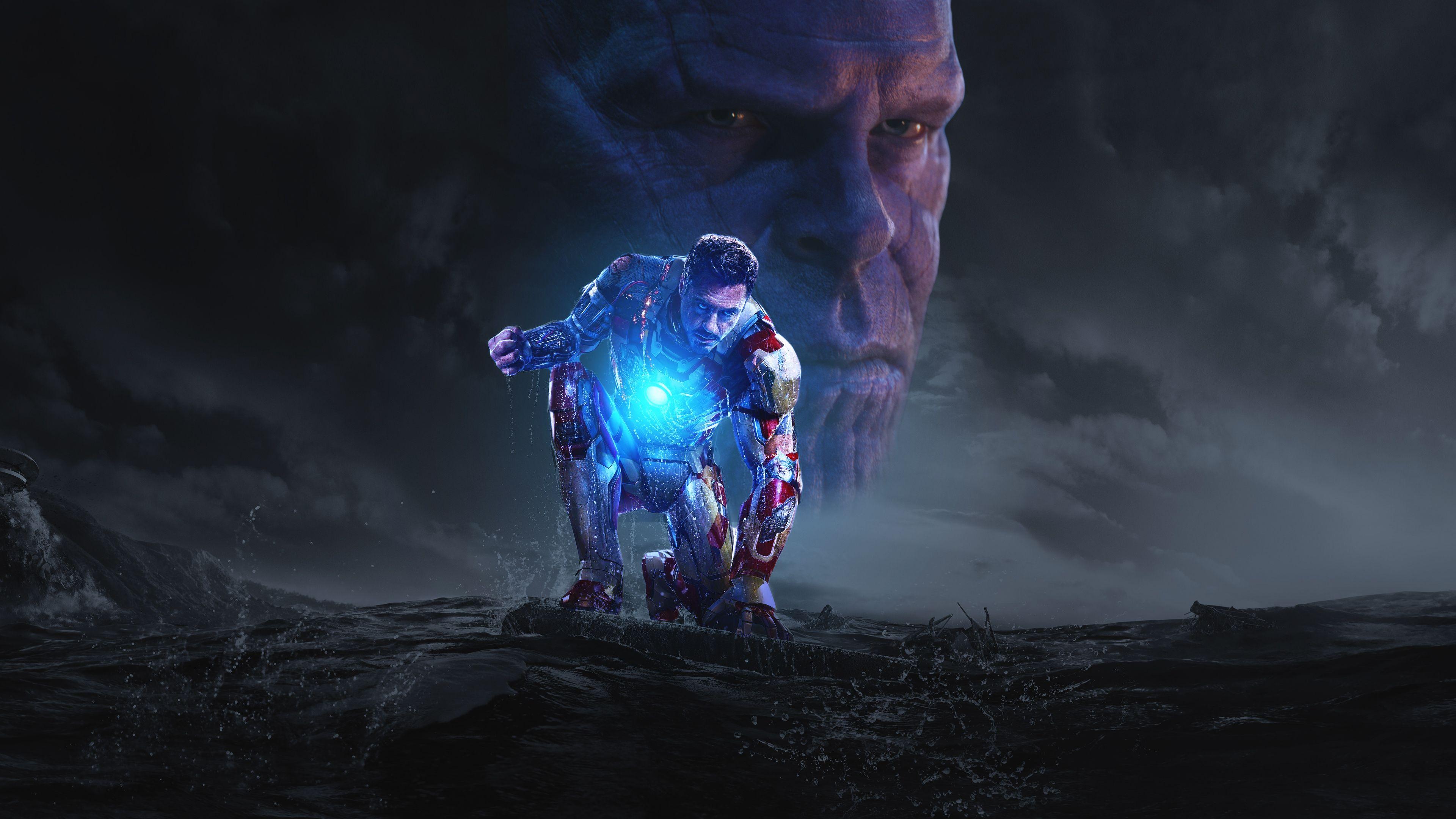 Iron Man And Thanos In Avengers Infinity War thanos