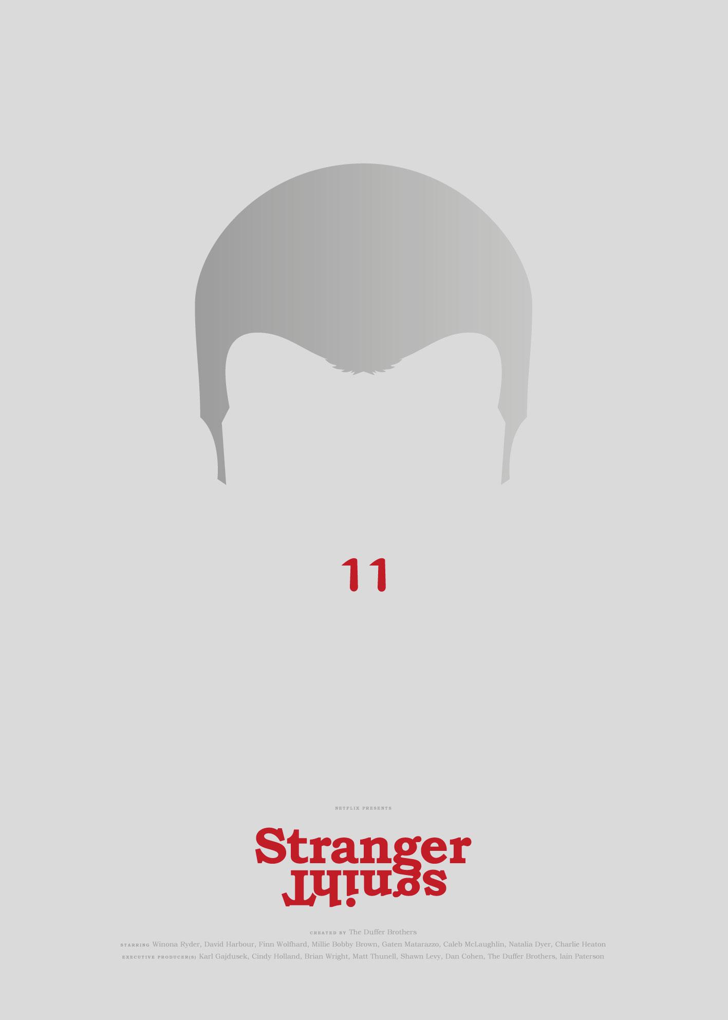 Minimal poster for Stranger Things