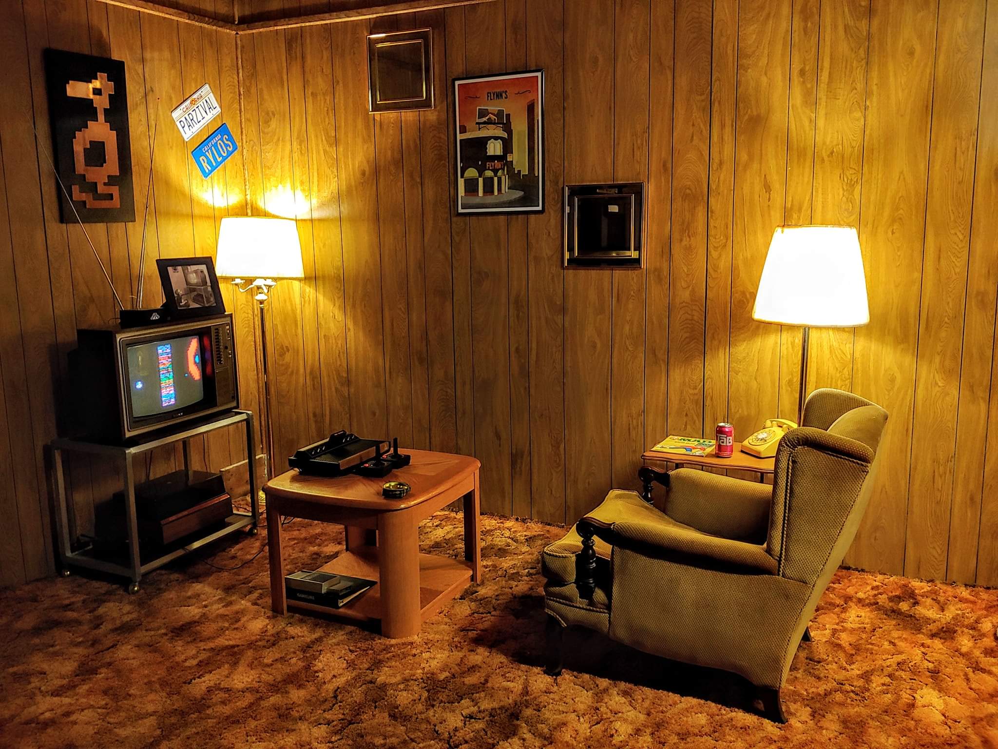 Retro Gaming Room its was a Yars' Revenge type of night