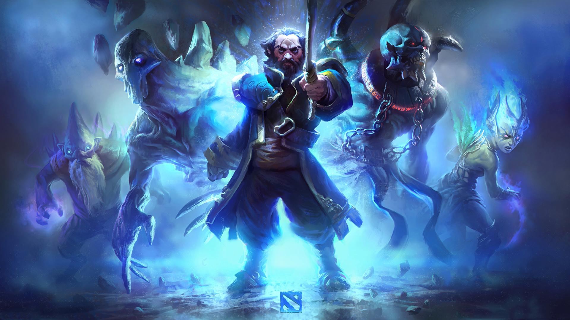 Desktop Wallpaper DOTA 2 Lich Kunkka Dark Seer Vengeful