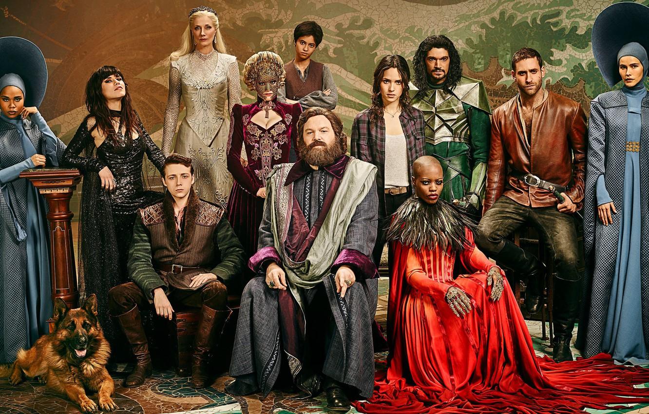 Wallpaper tv series, Vincent D'onofrio, Adria Arjona, Ana