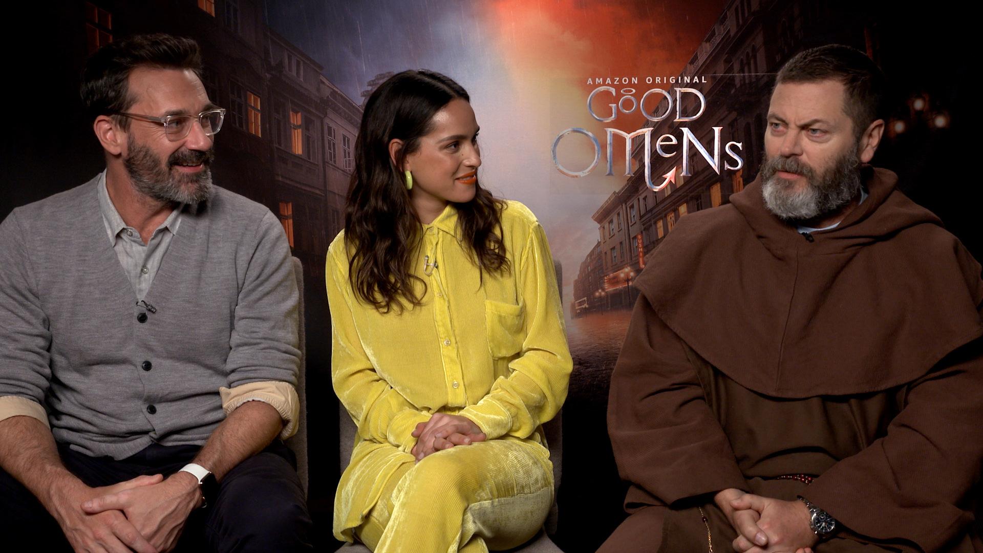 Jon Hamm, Nick Offerman & Adria Arjona on Being Cast