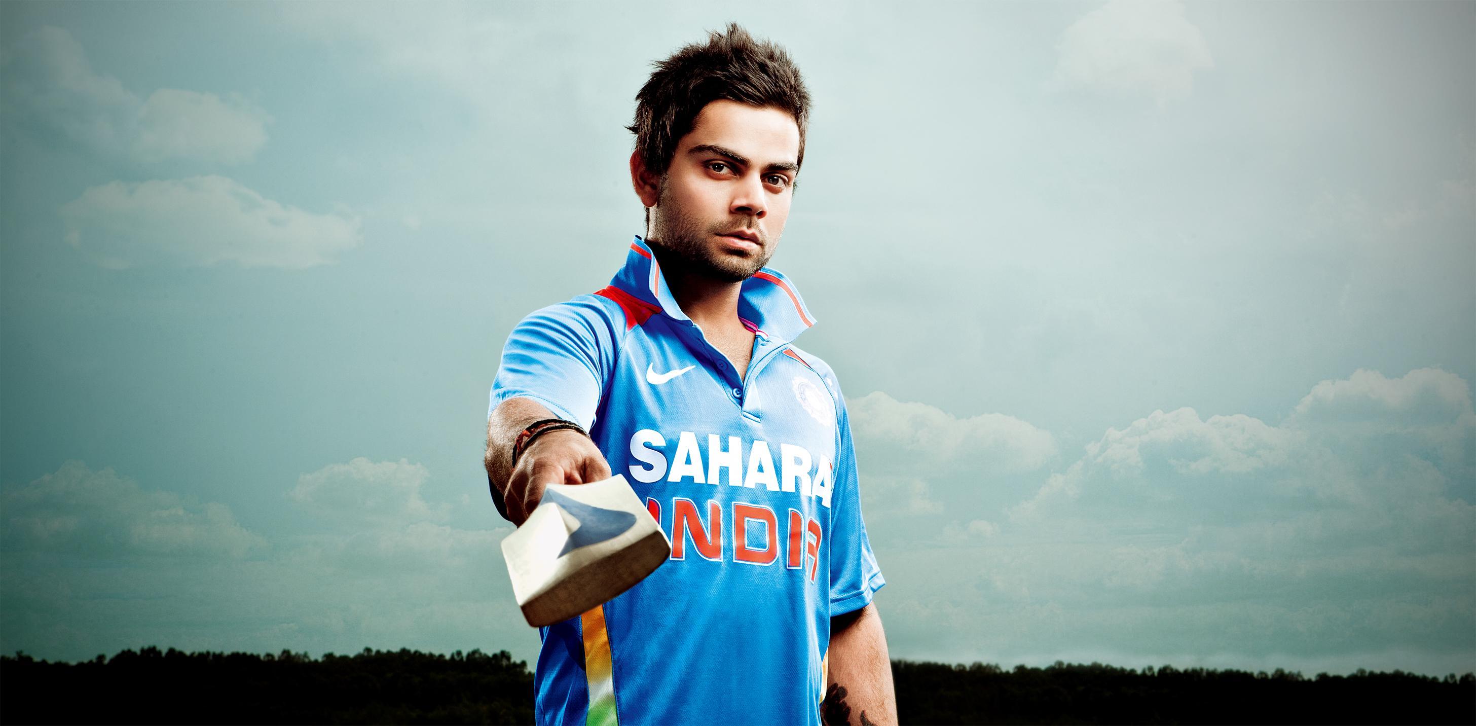 Wallpaper Virat Kohli, Team India, Indian cricketer, HD, Sports