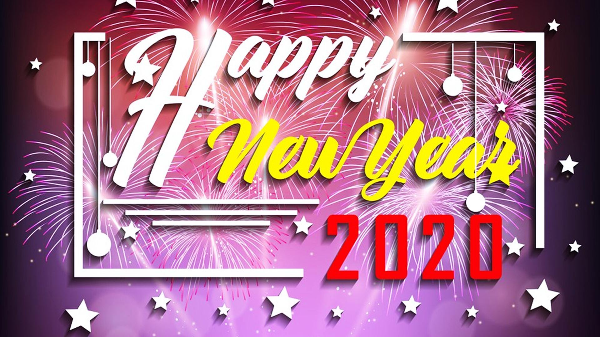 Happy New Year 2020 HD Wallpaper 45550