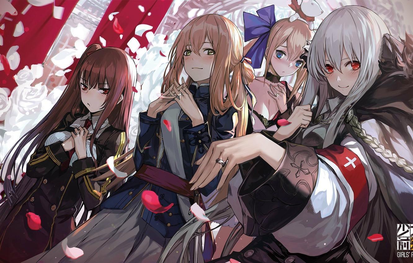 Wallpaper girls, group, anime, art, Girls Frontline image