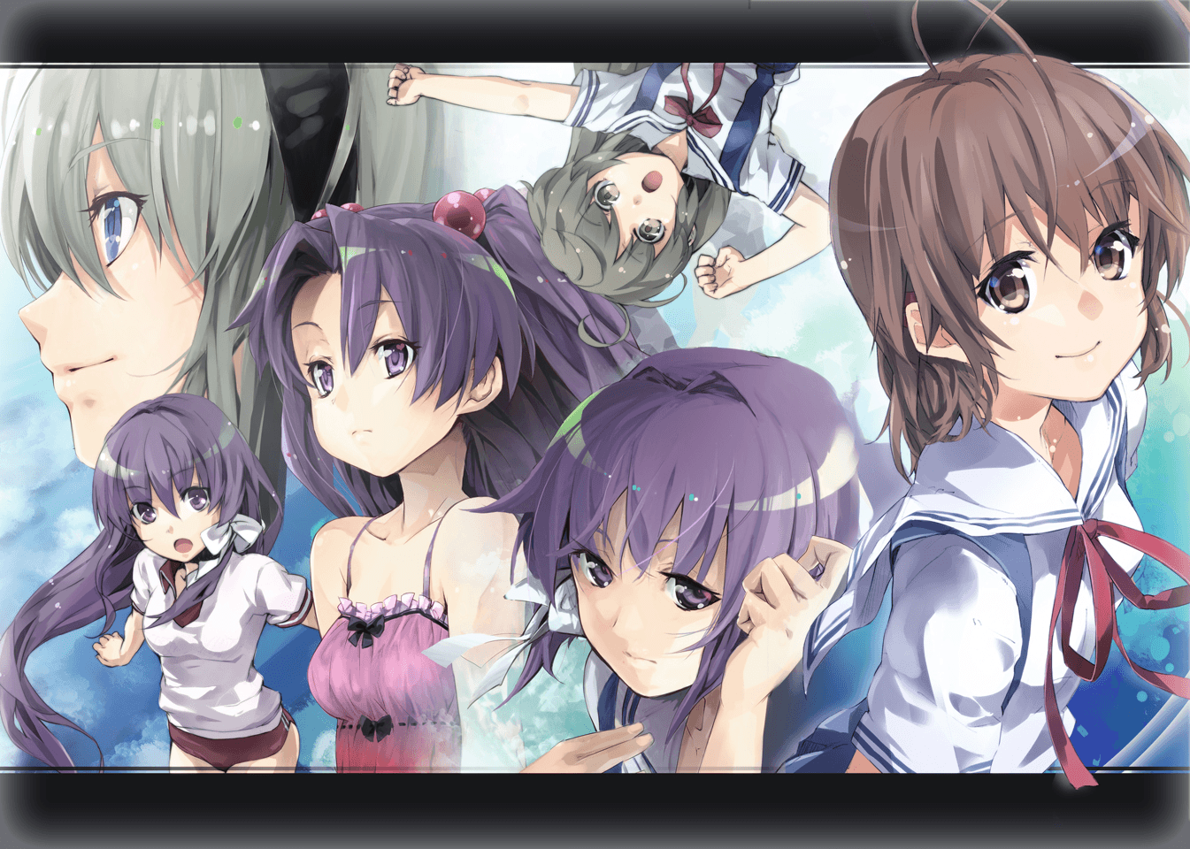 Free download key painted wallpaper anime group girls Anime