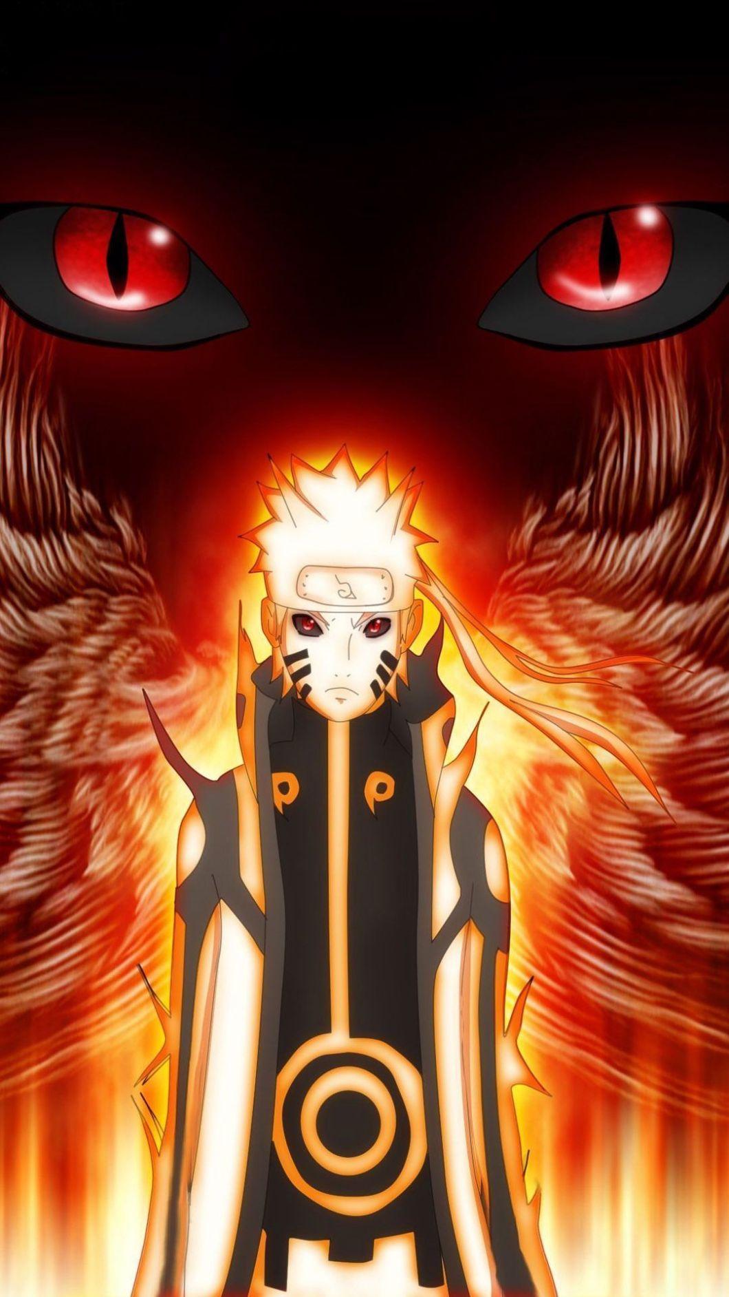 4k Naruto and Kurama Wallpaper For iPhone, Desktop and Android