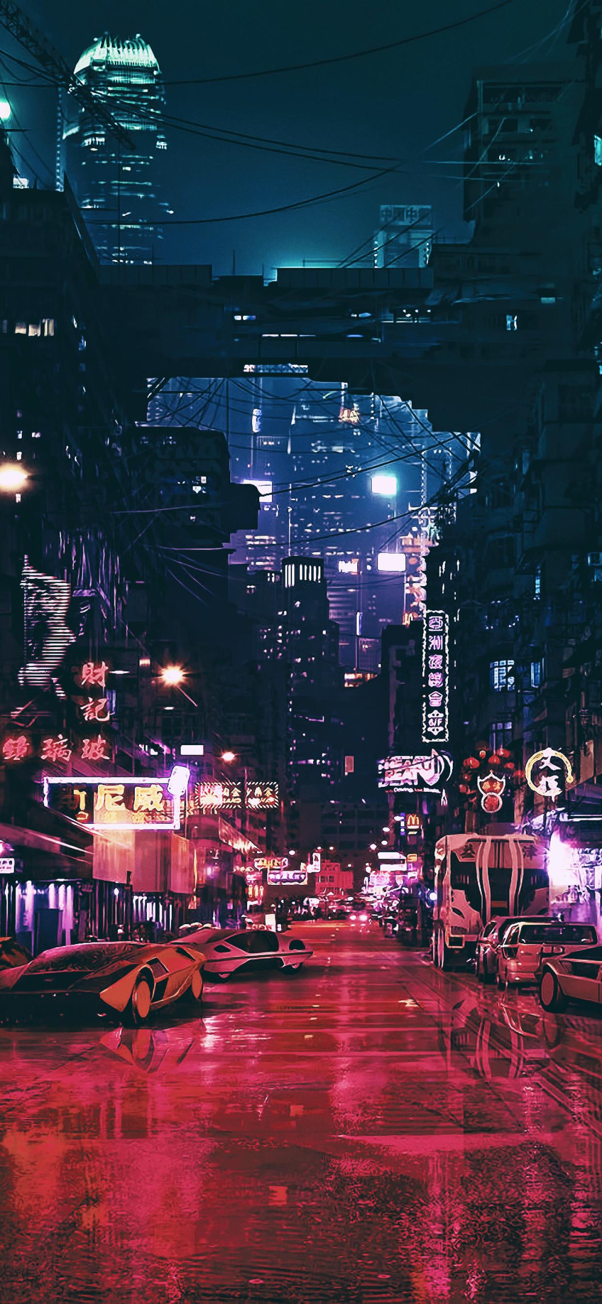 Cyberpunk Futuristic City Science Fiction Concept