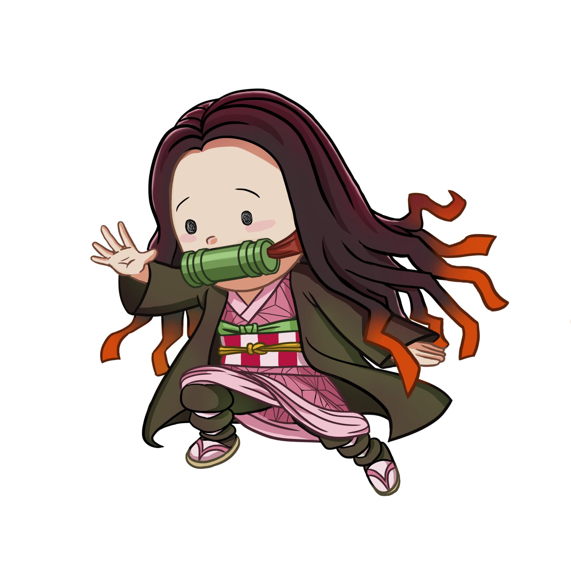 Anime Nezuko Chibi Wallpapers - Wallpaper Cave