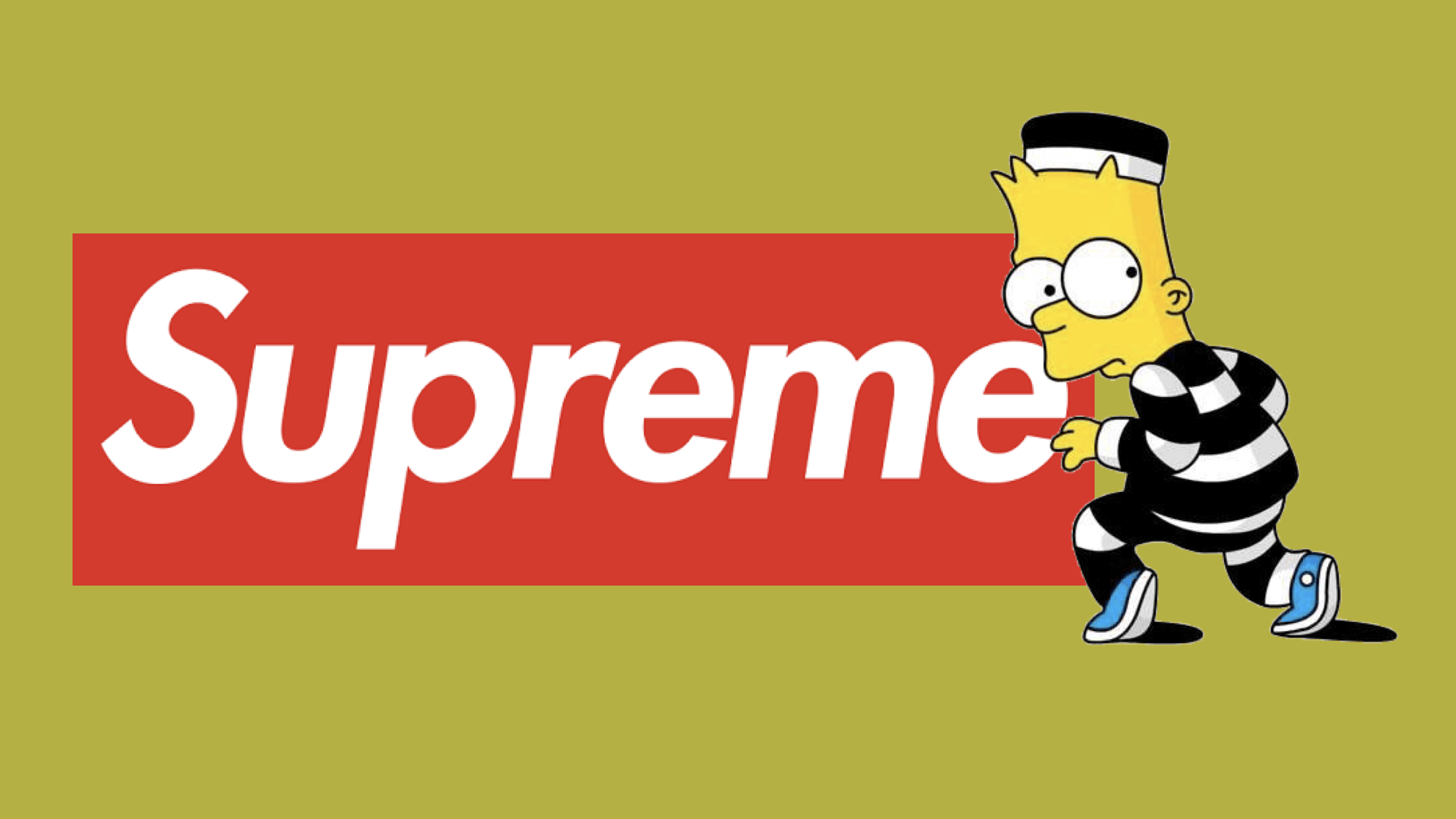Bart. Supreme. Wallpaper. HD. Simpsons art, Bart simpson