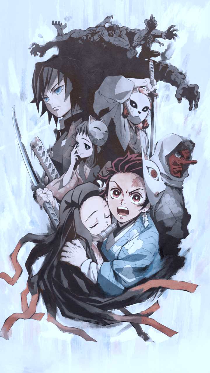 Anime Demon Slayer: Kimetsu no Yaiba Nezuko Kamado Tanjirou