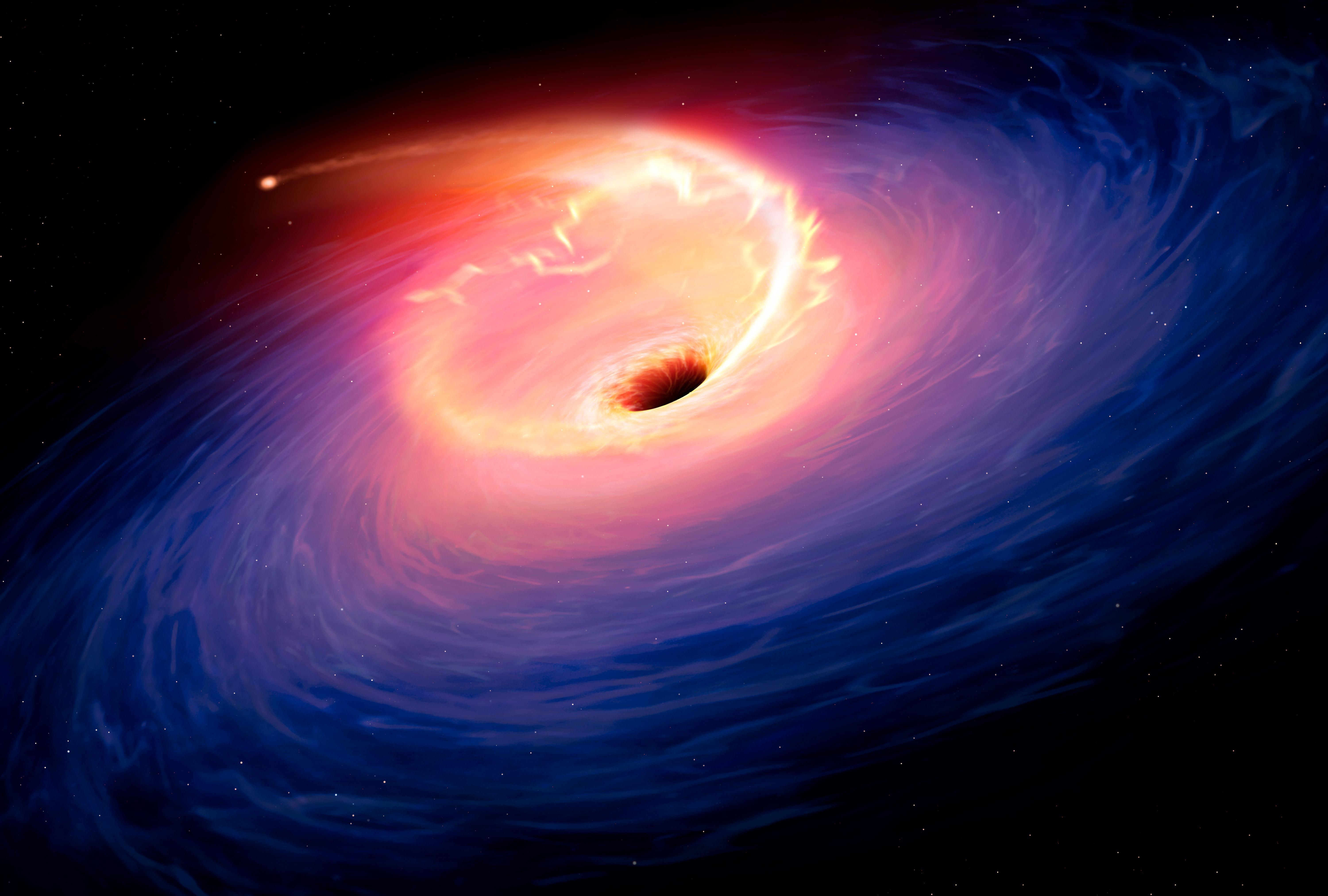 Star Black Hole 4k, HD Digital Universe, 4k Wallpaper