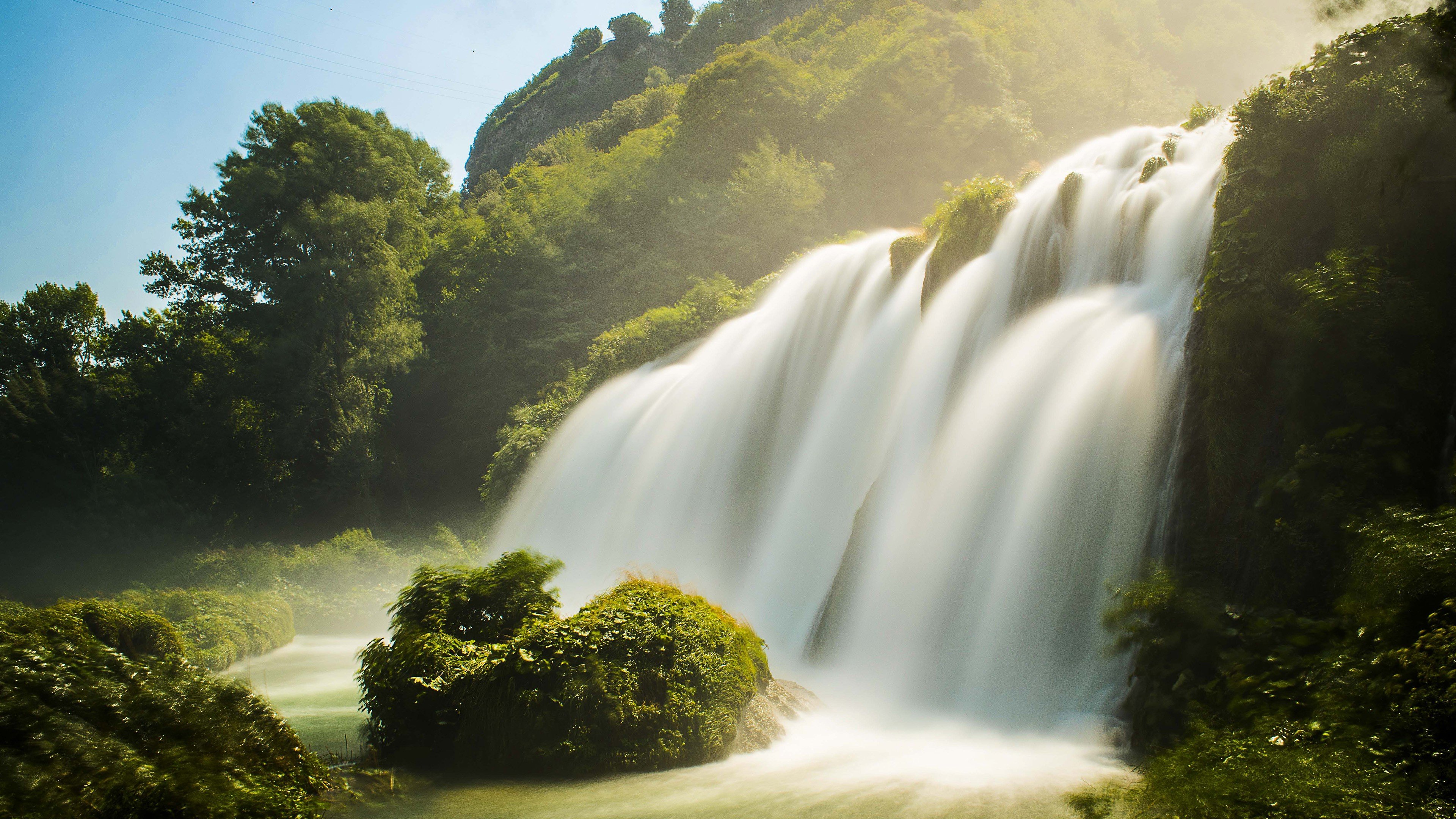 Waterfall 4k Ultra HD Wallpaper. Background Image