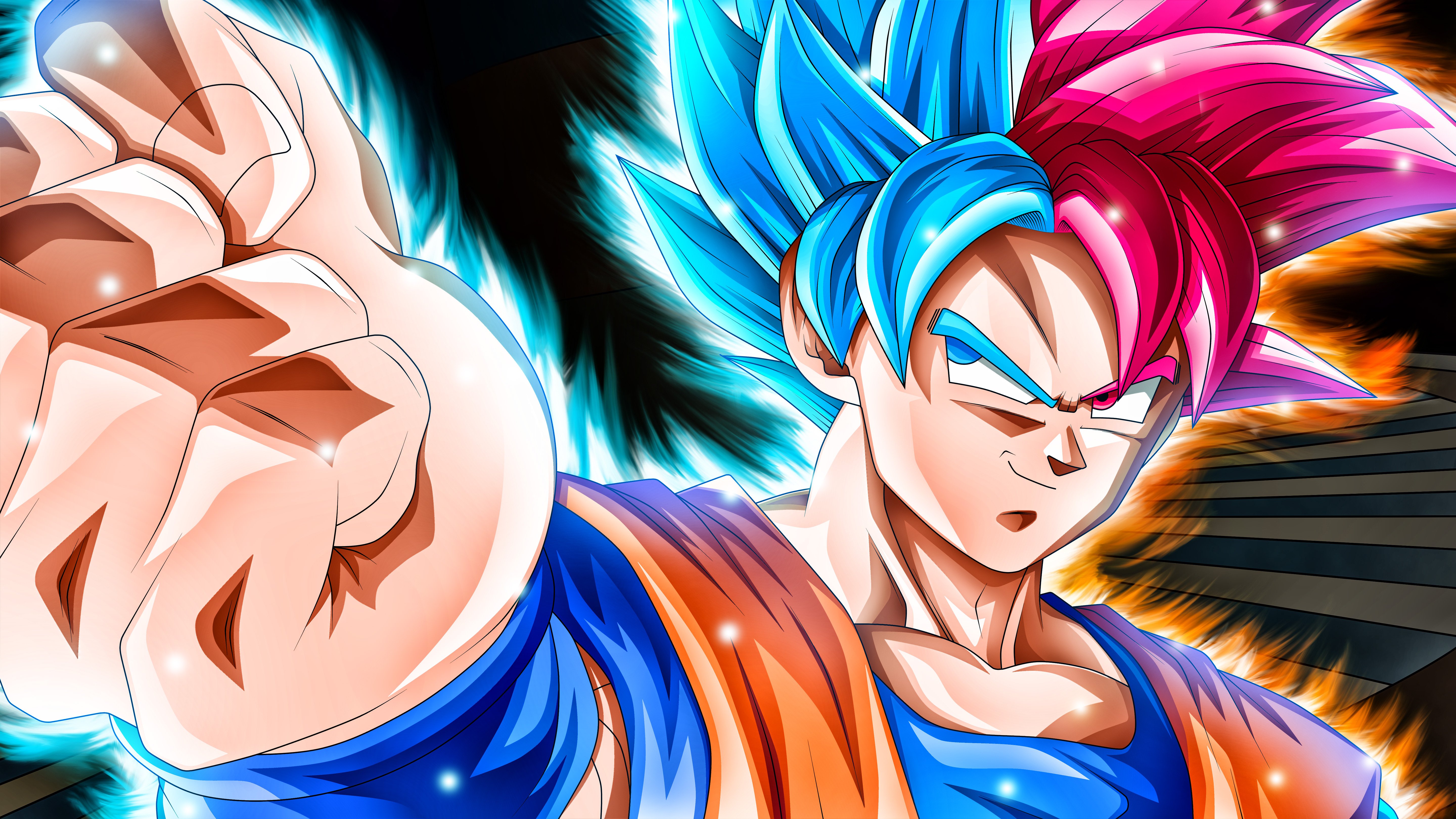 Goku Super Saiyan Blue God Wallpaper