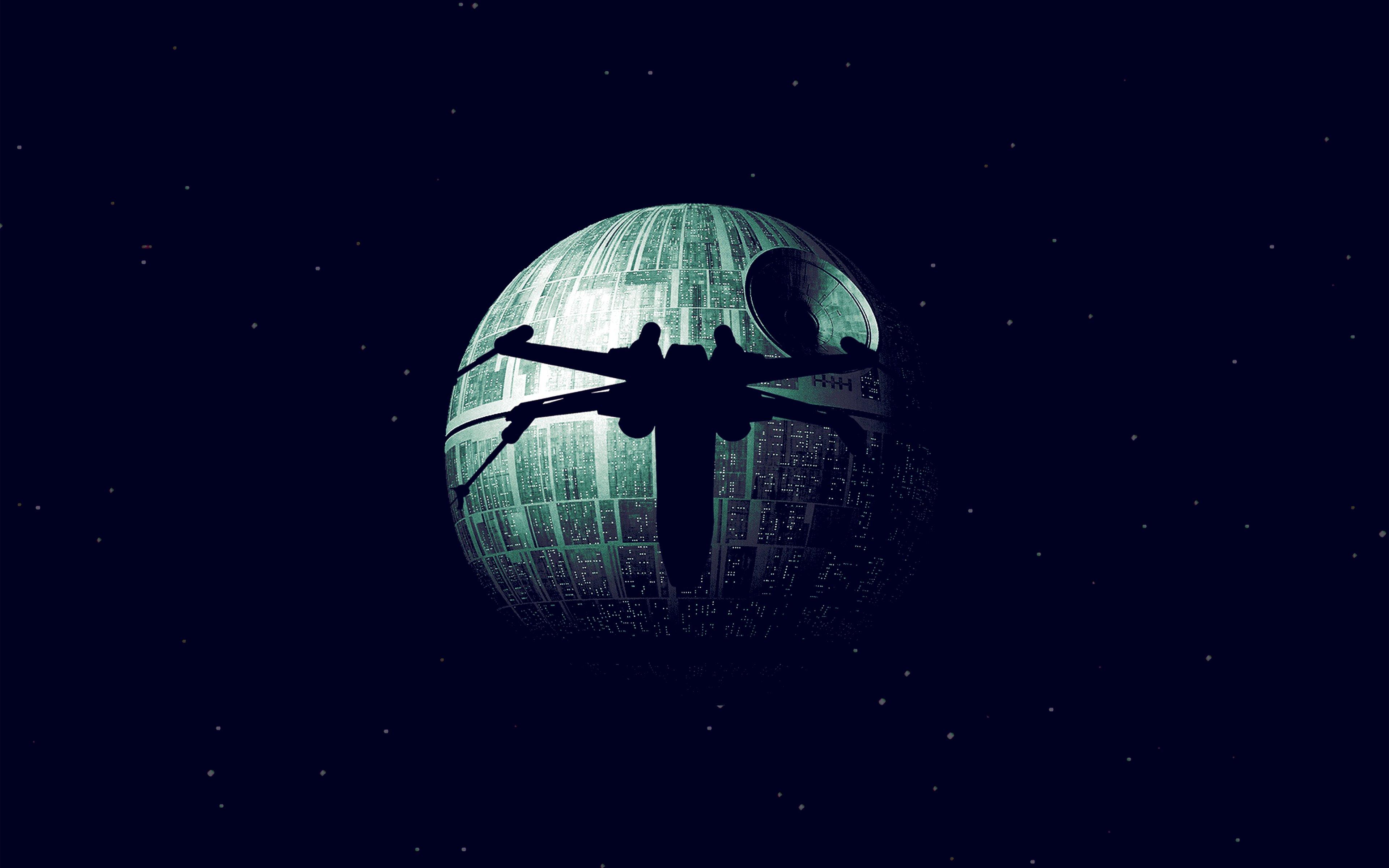 Rogue One Dark Space Starwars Poster Illustration Art