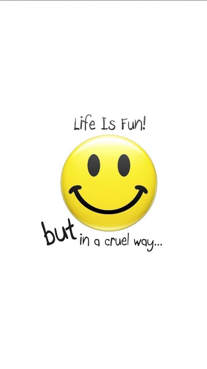 Humor Smiley (720x1280) Wallpaper