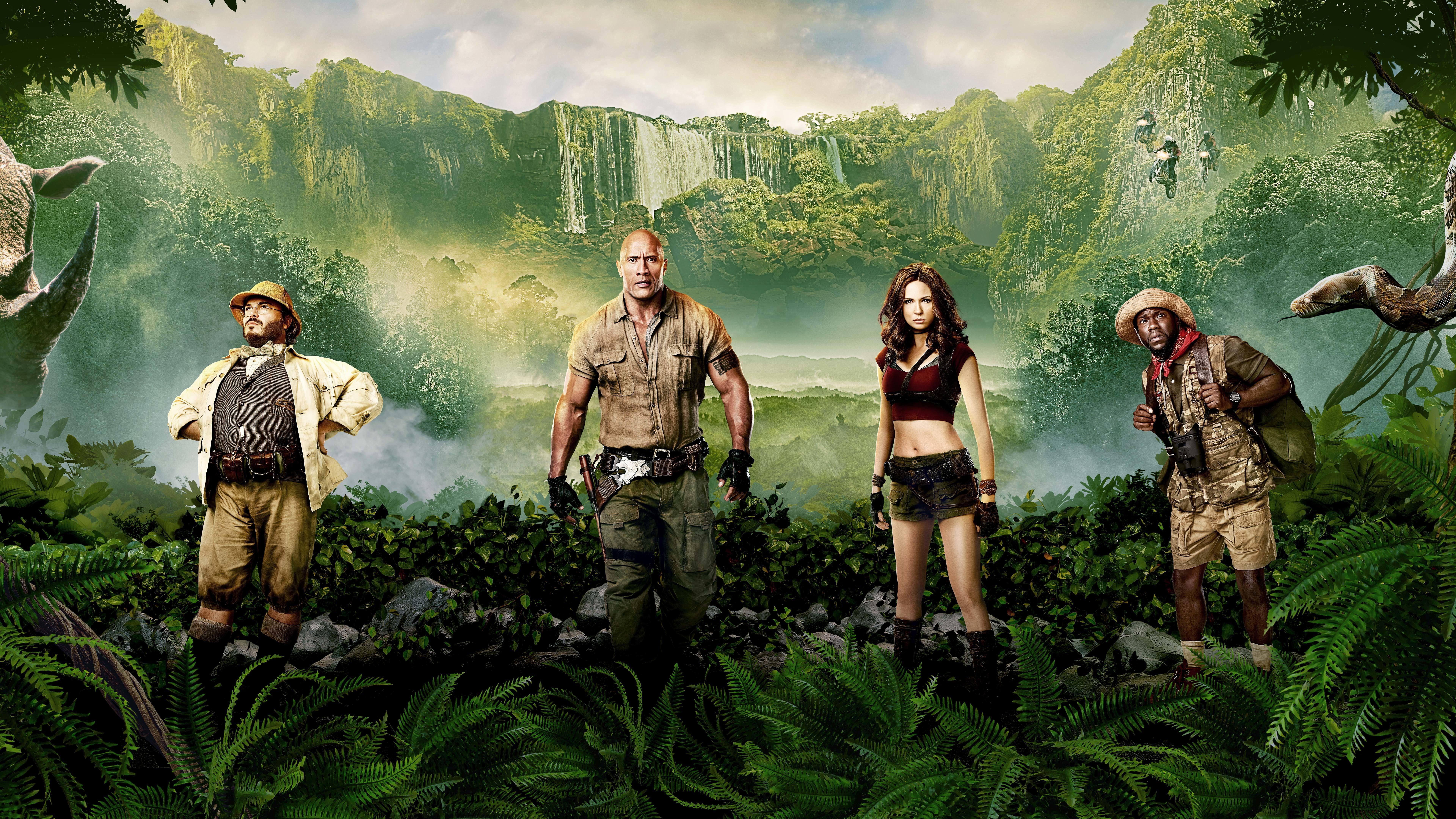 Jumanji Welcome to the Jungle 8k Movies -movies