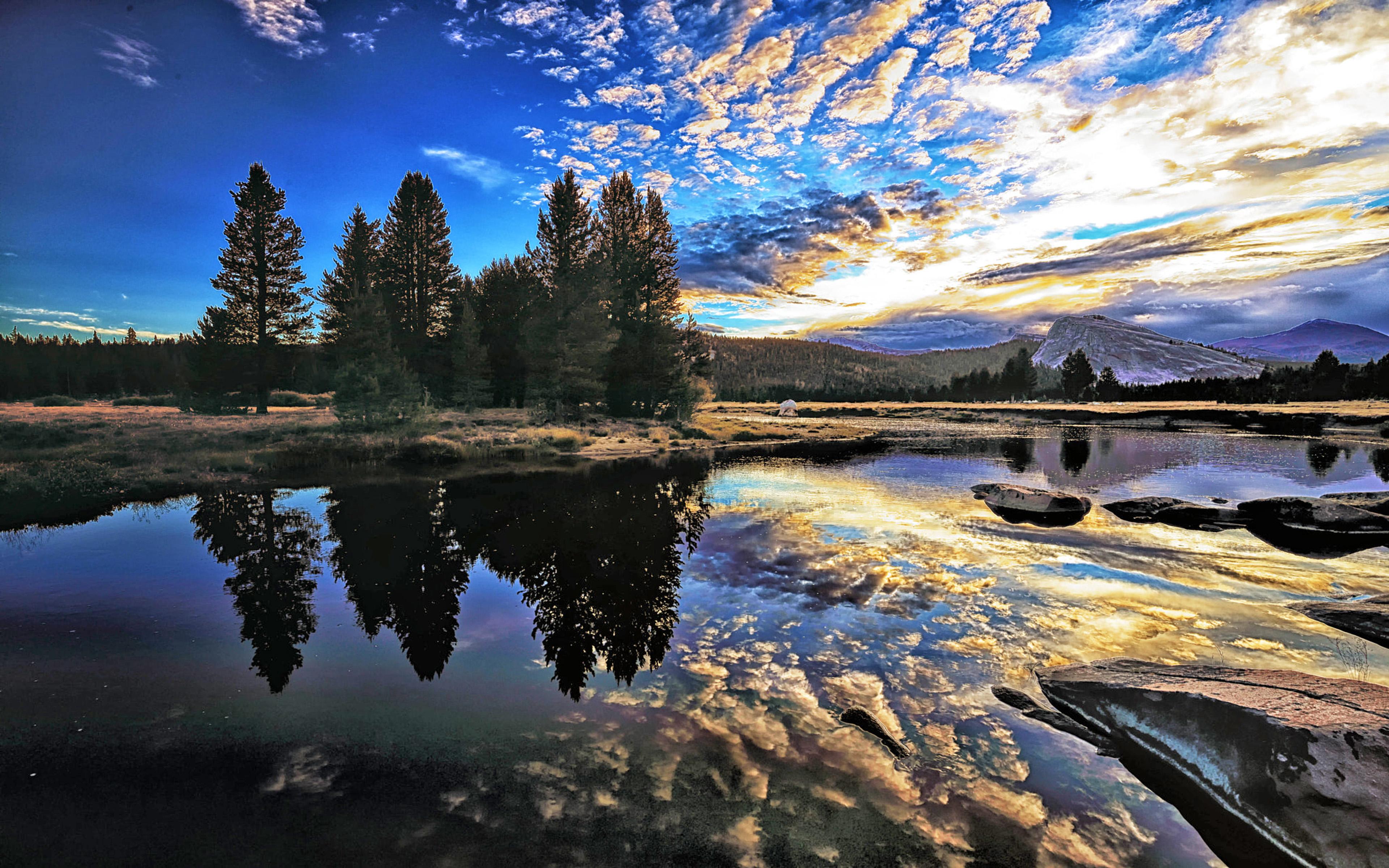 Tuolumne River County California United States 4k Ultra HD