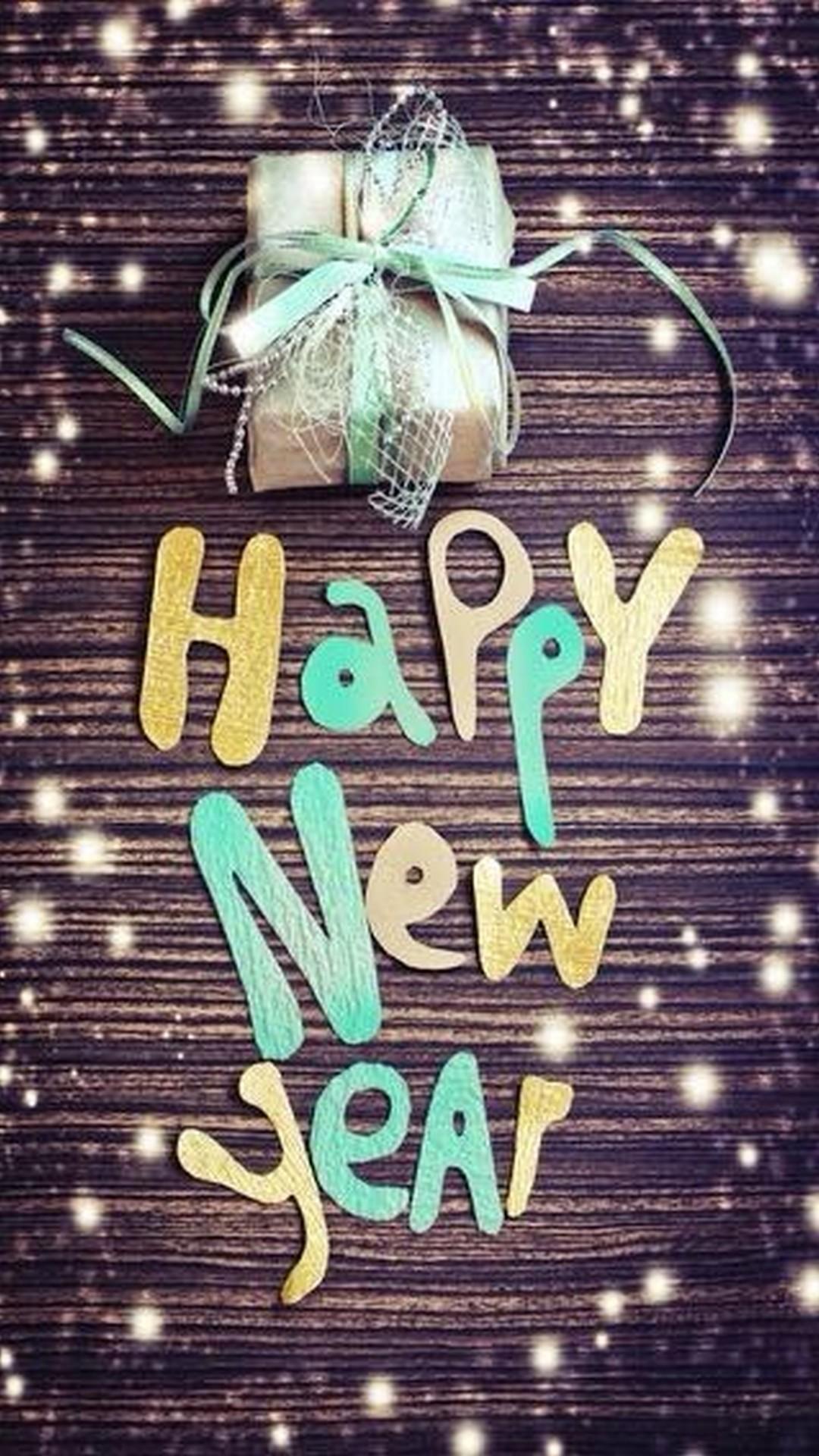 Happy New Year iPhone Wallpaper
