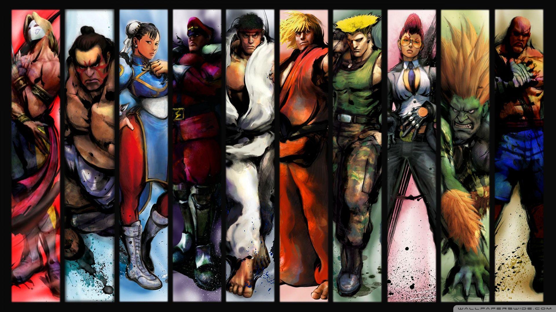 Street Fighter Characters ❤ 4K HD Desktop Wallpaper for 4K Ultra HD