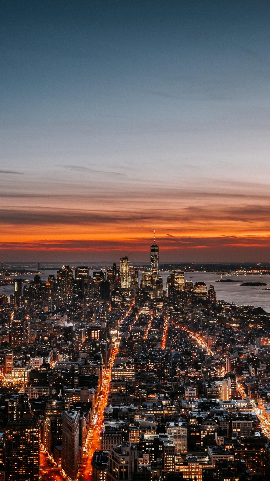 New York Skyline iPhone Wallpaper