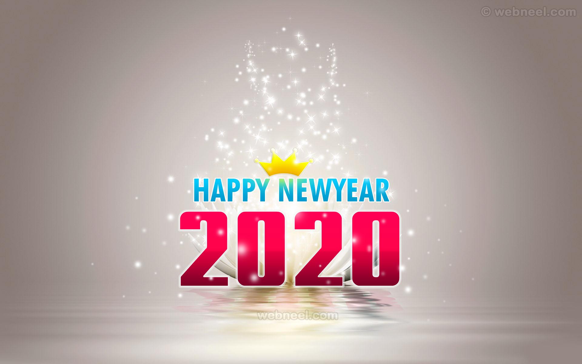 Beautiful 2020 New Year Wallpaper for your desktop