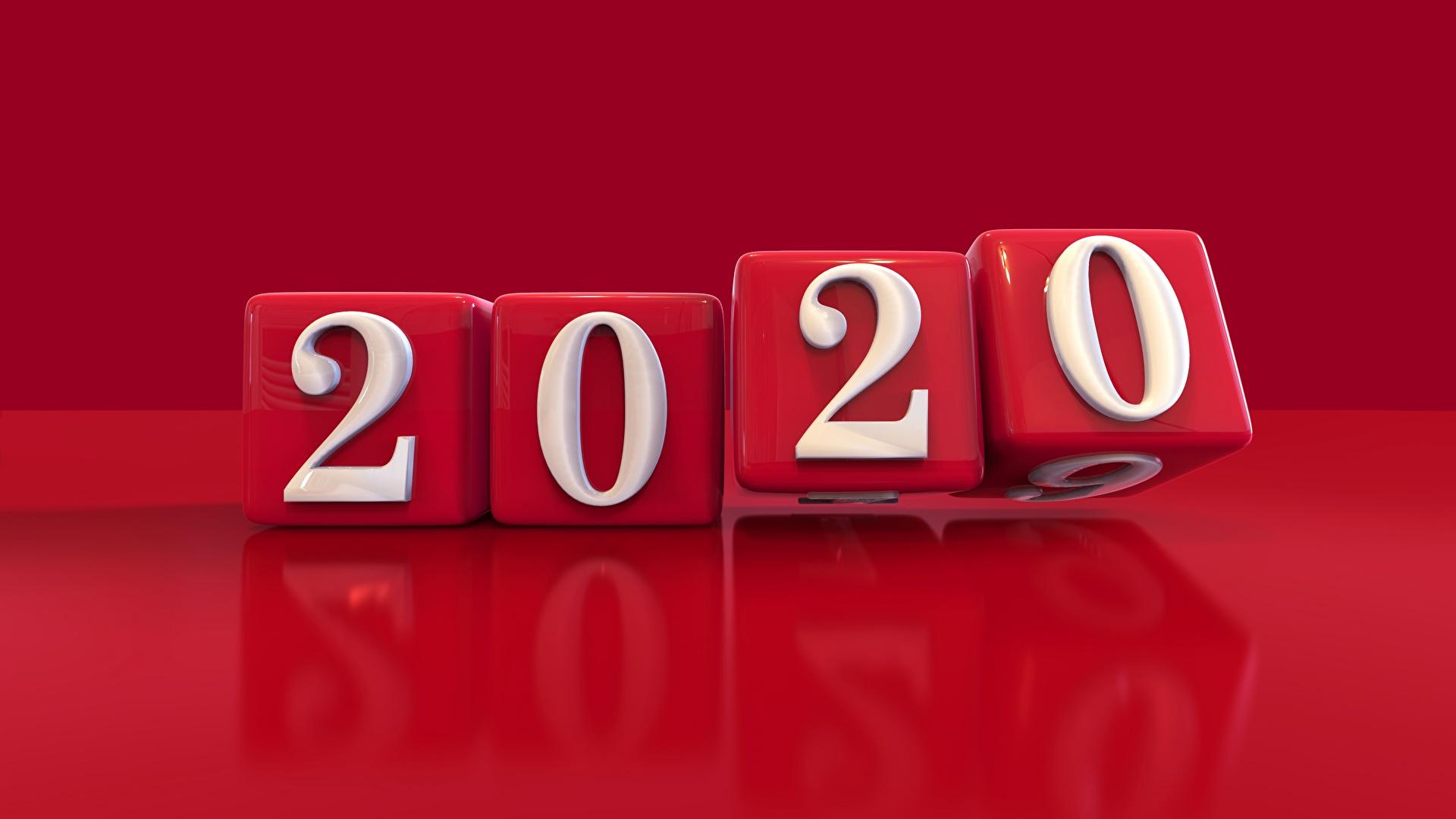 Photos 2020 New year 3D Graphics 1920x1080