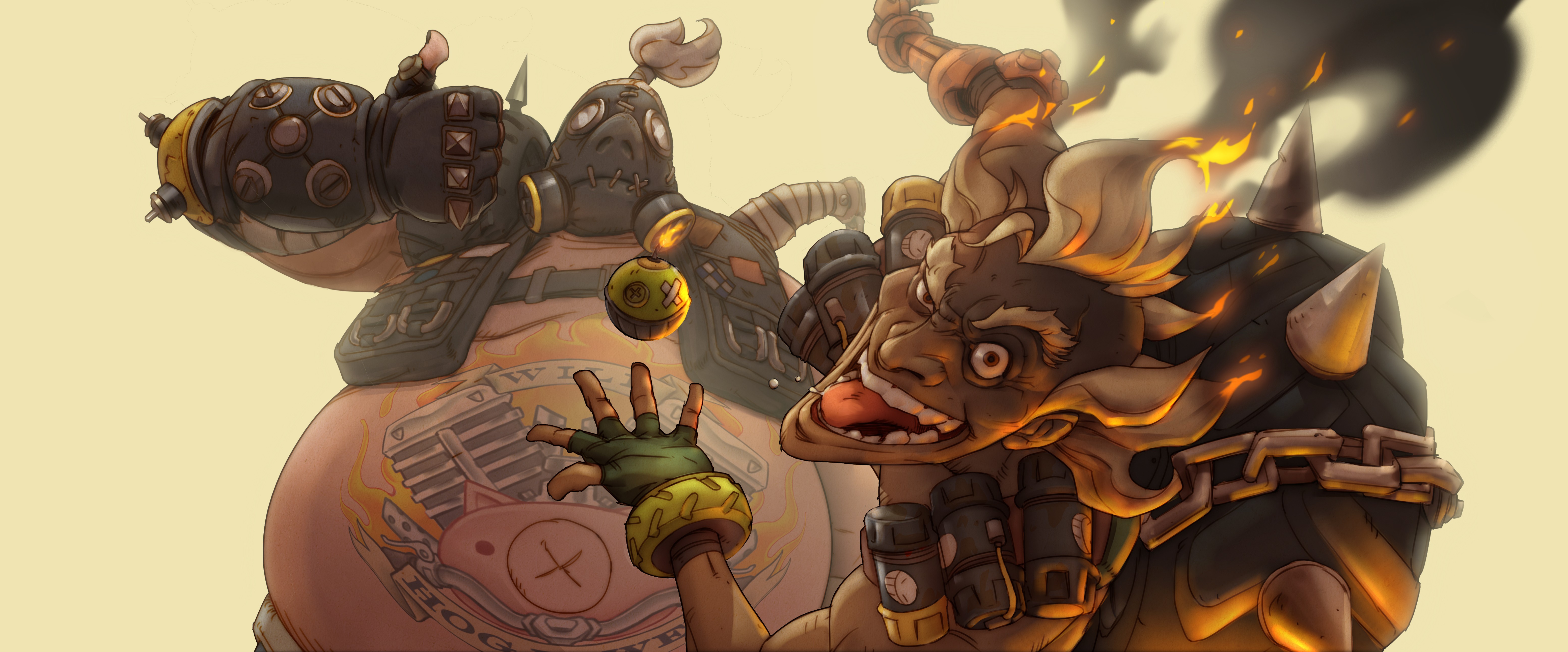 Roadhog, Roadhog (Overwatch), Junkrat, Blizzard
