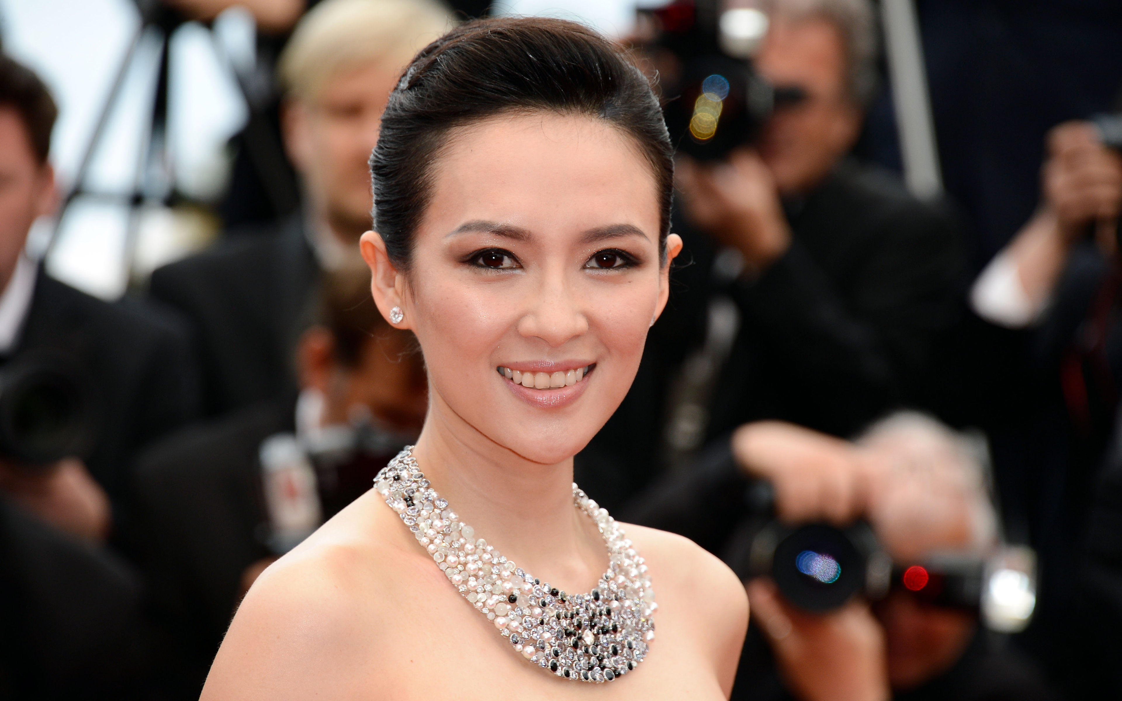 Download wallpaper Ziyi Zhang, 4k, chinese actress