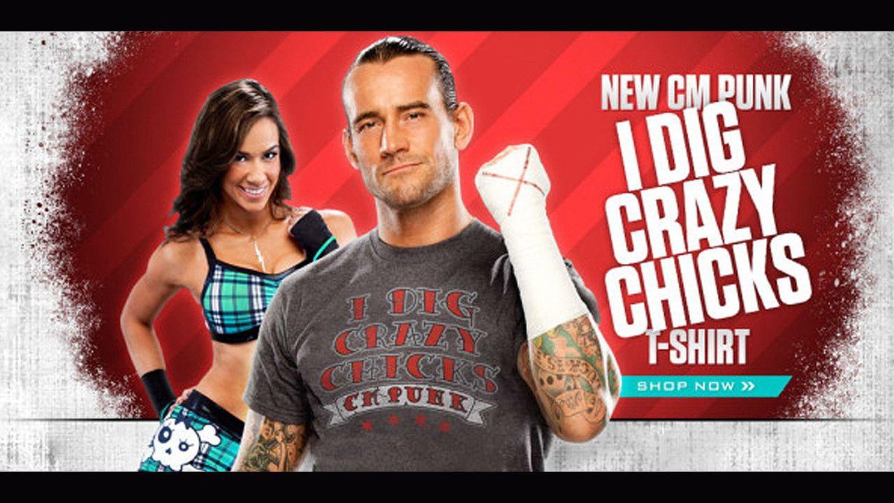 AJ Lee and CM Punk WWE Exclusive HD Wallpaper #