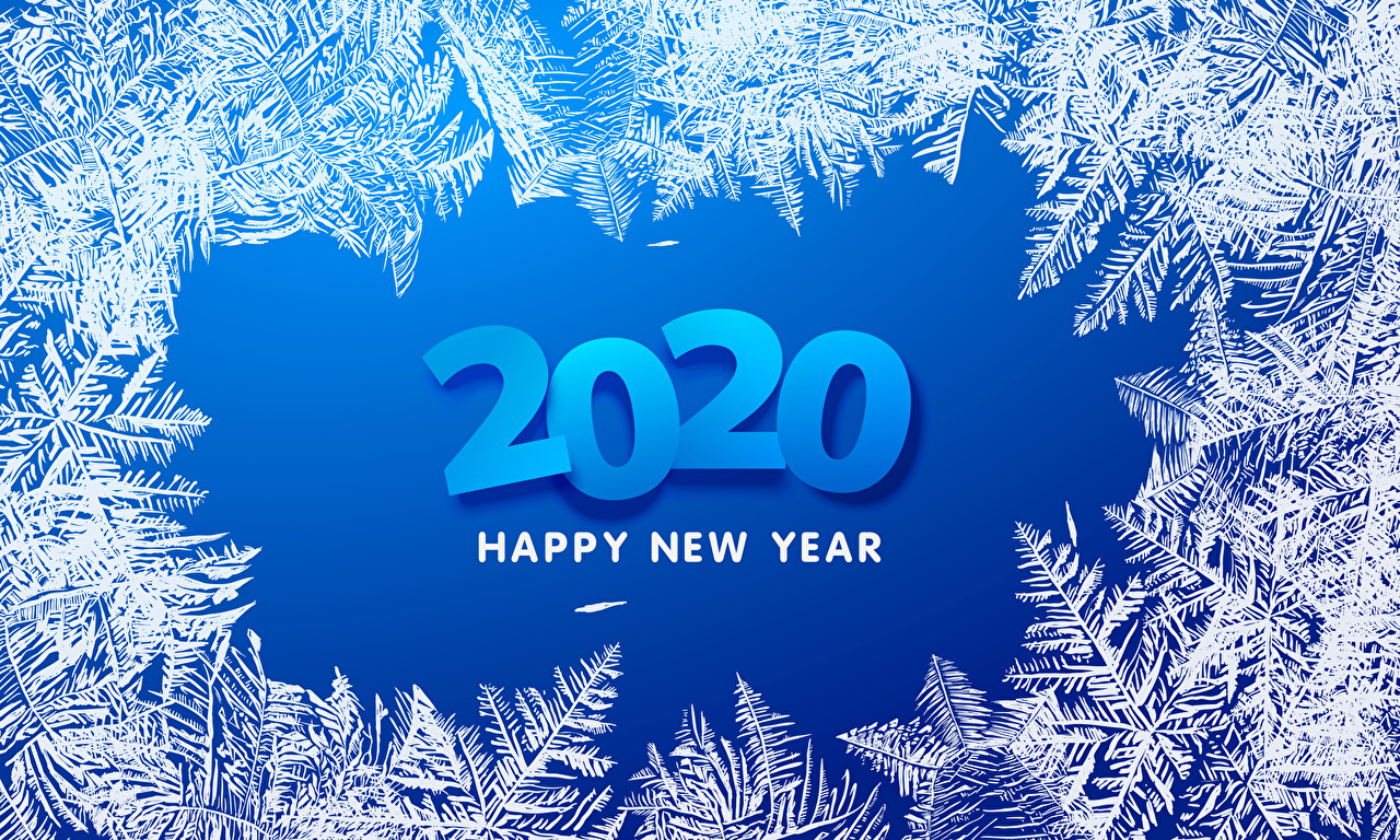 Desktop Wallpaper 2020 Christmas English Snowflakes