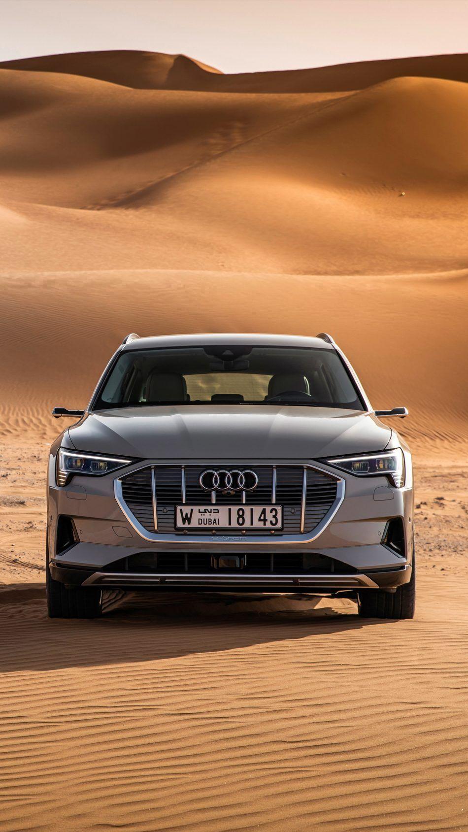 Download Audi E Tron 55 Quattro Dubai Desert Free Pure 4K