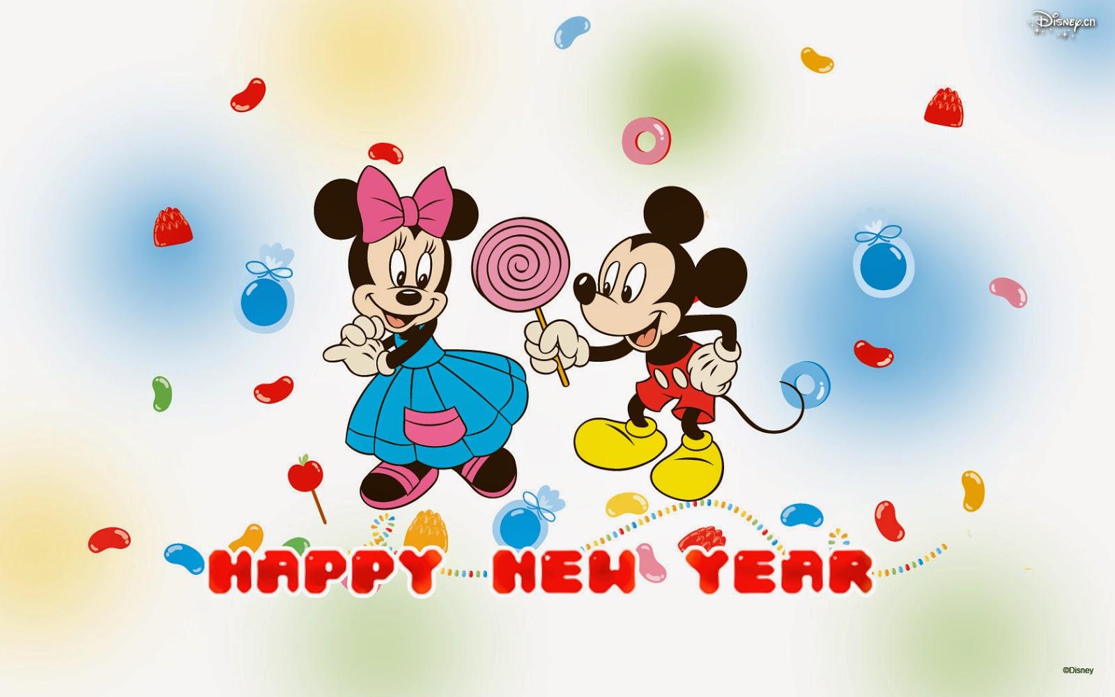Mickey Mouse New Years Wallpaper