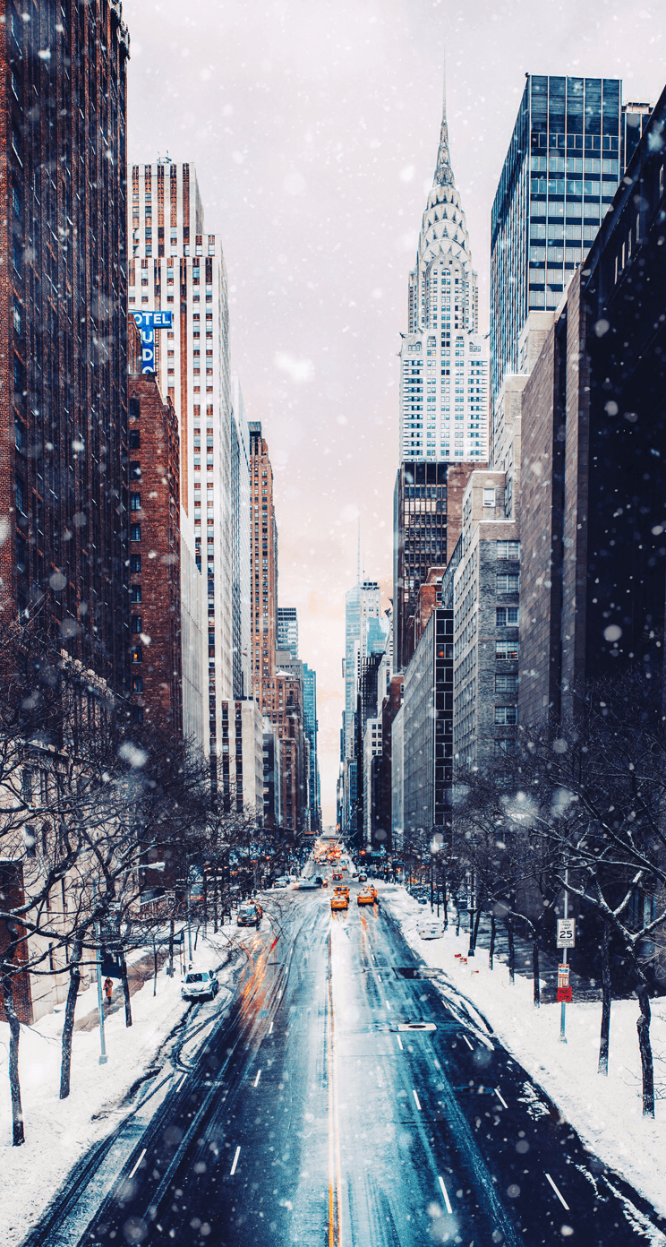 Winter in New York City. City wallpaper, Winter photography