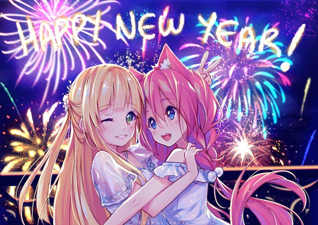 New Year Anime Girl Wallpapers  Wallpaper Cave