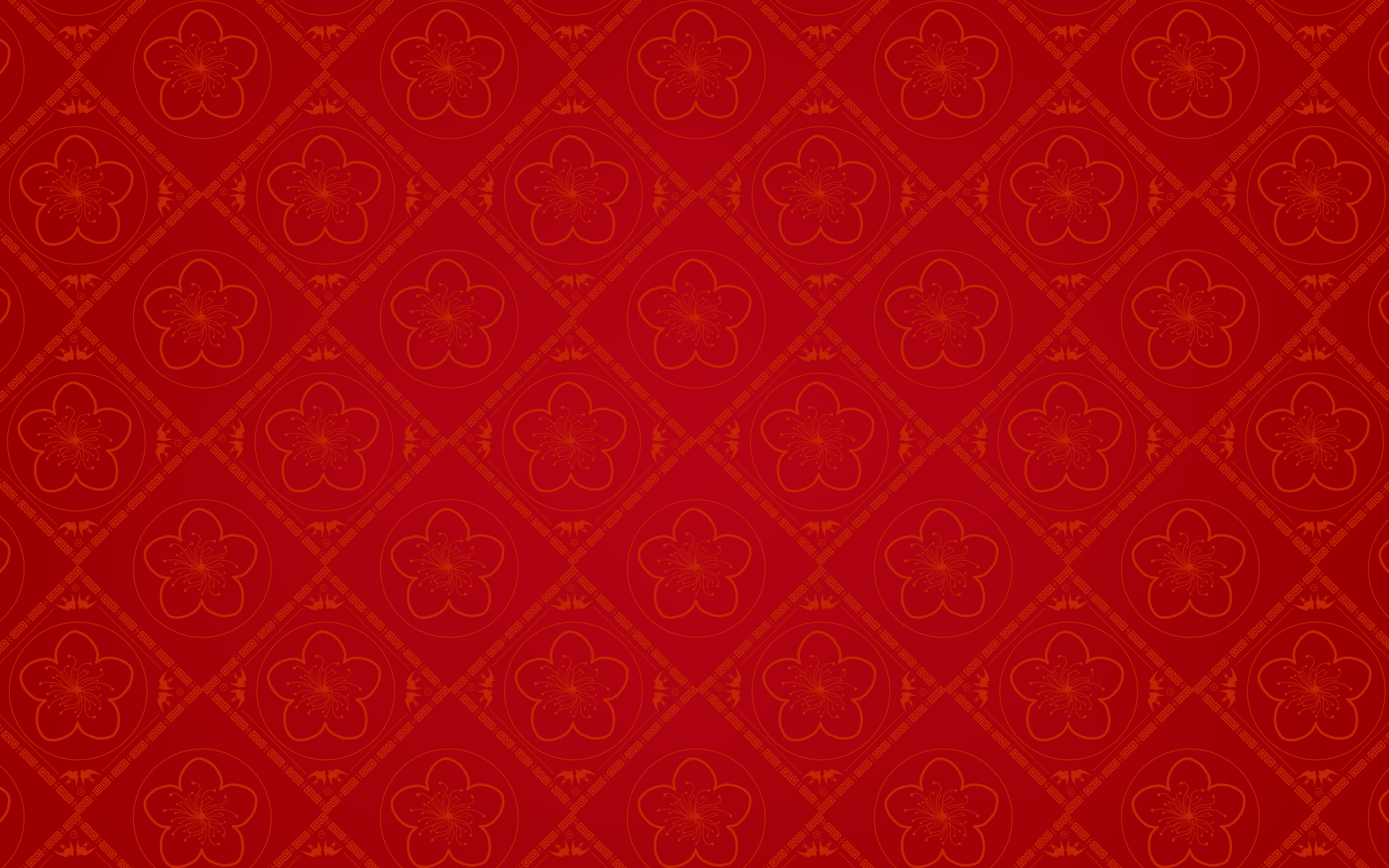 Download wallpaper red chinese background, 4k, chinese