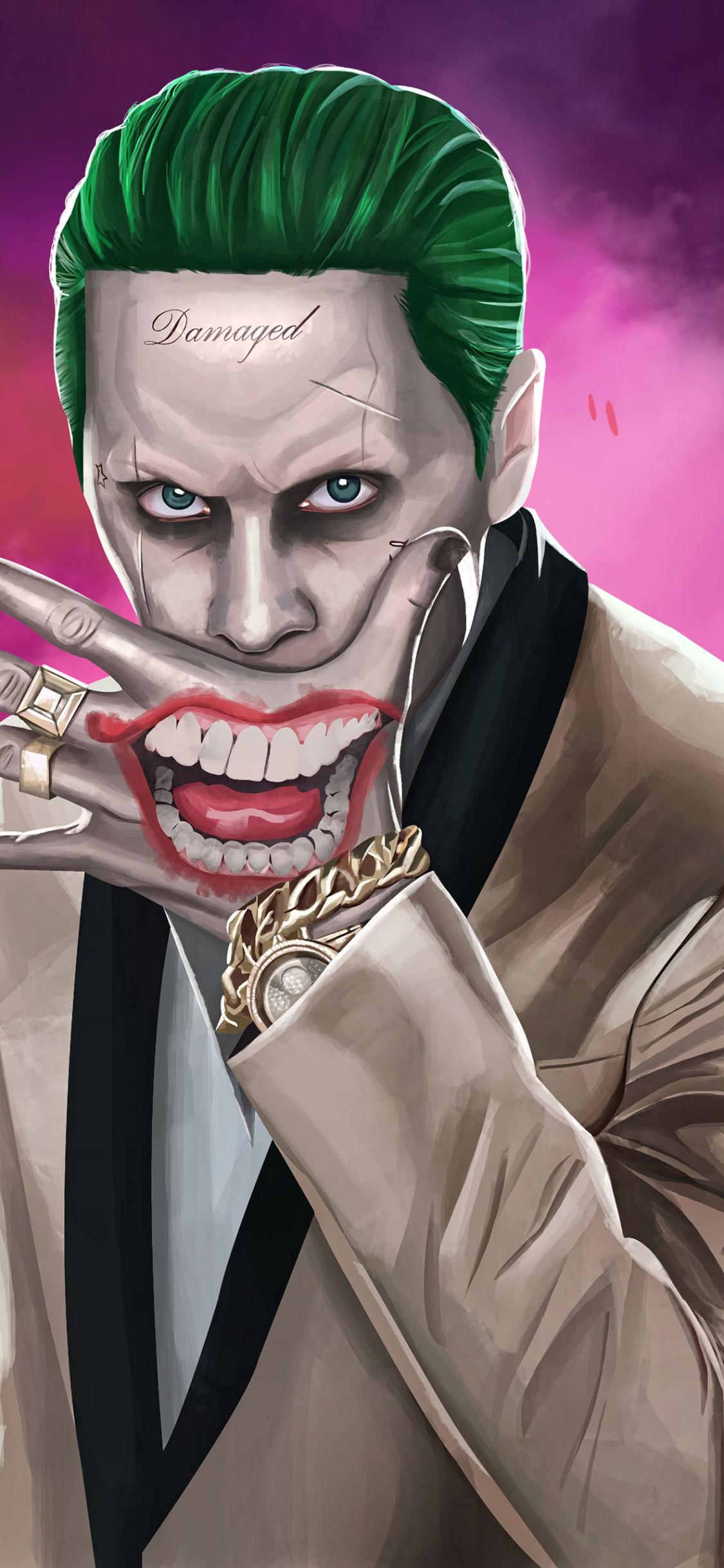 Joker Suicide Squad Artwork HD iPhone XS, iPhone 10