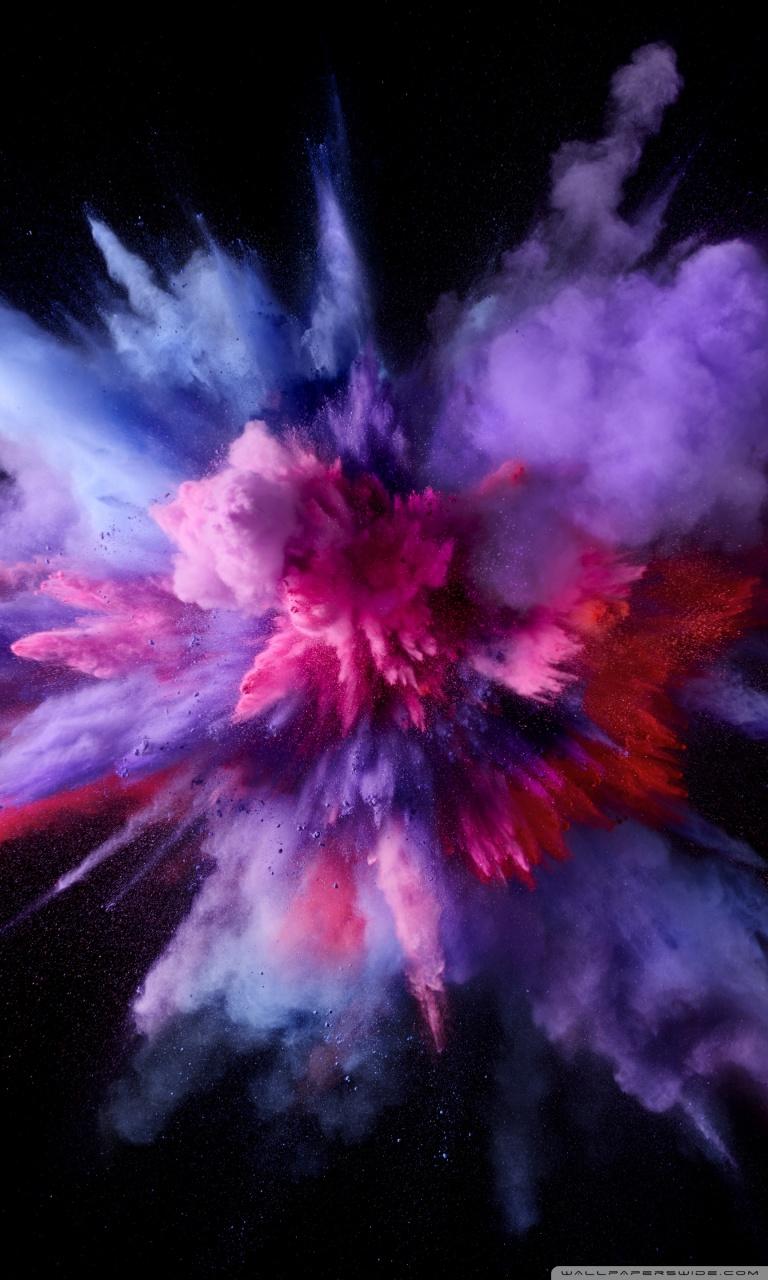 Purple Color Burst Ultra HD Desktop Background Wallpaper