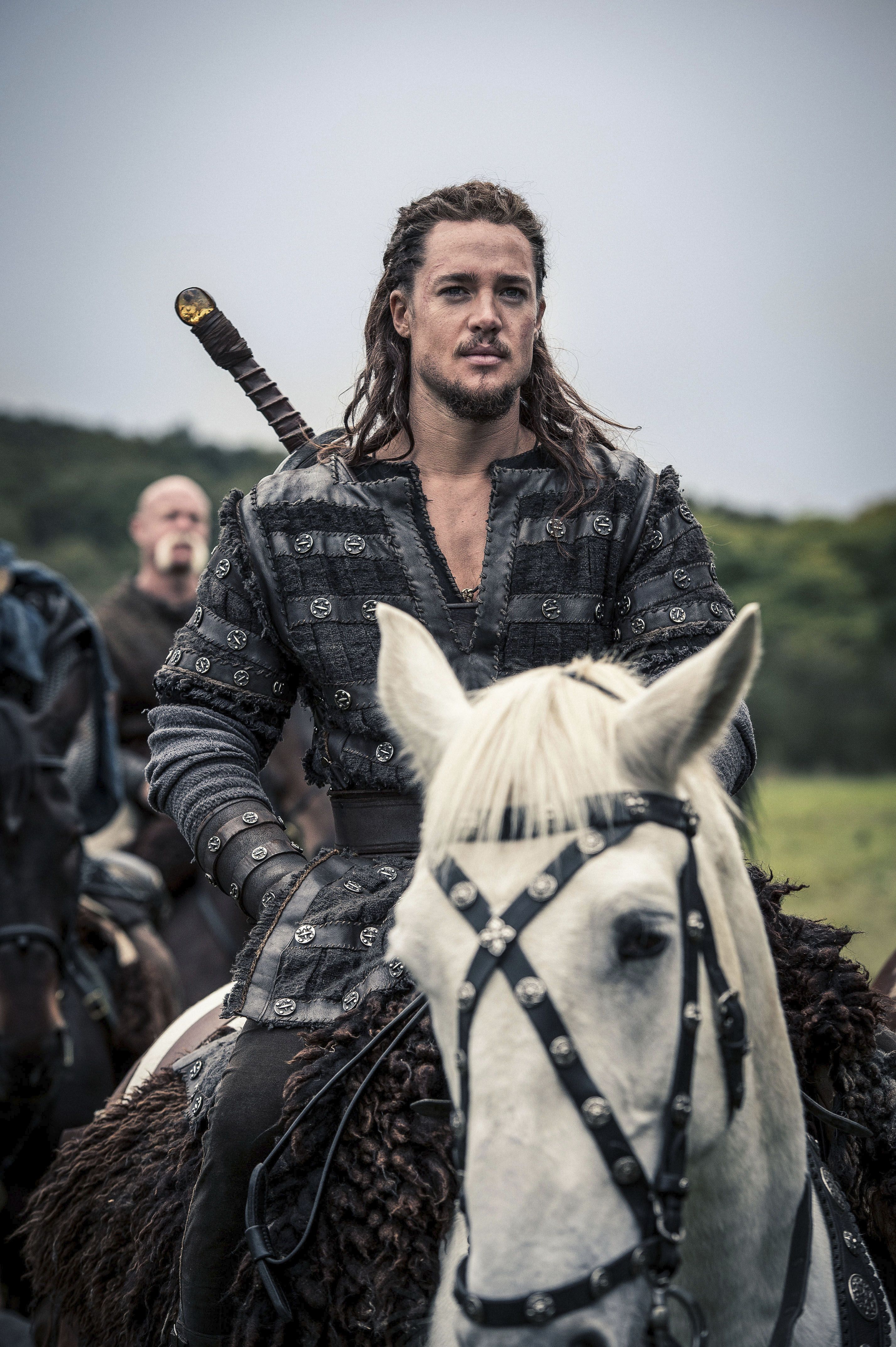 Download Uhtred, The Last Kingdom: Bold Saxon Warrior Wallpaper