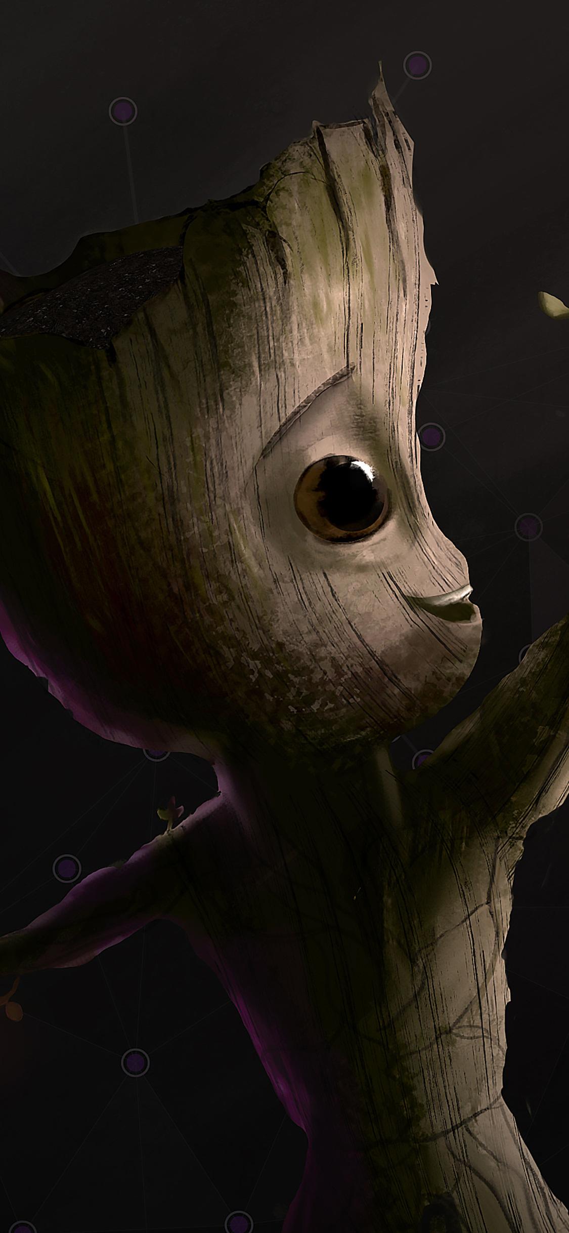 Ilmu Pengetahuan 7: Baby Groot Cute HD Wallpaper