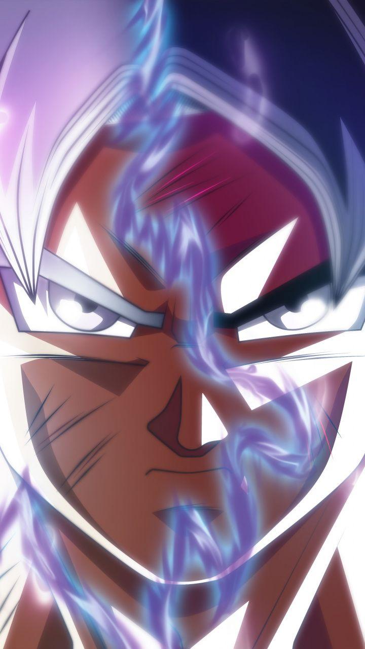 Download 720x1280 Wallpaper Goku, Face Off, Ultra Instinct, Dragon