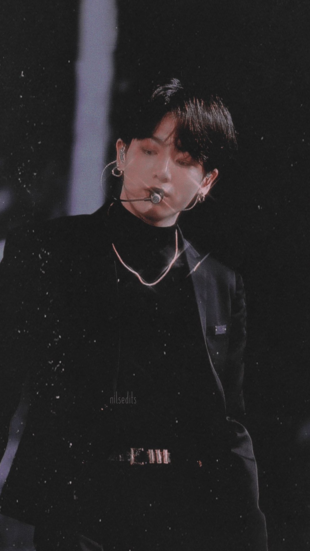  Jungkook  Black  Aesthetic  Wallpapers  Wallpaper  Cave