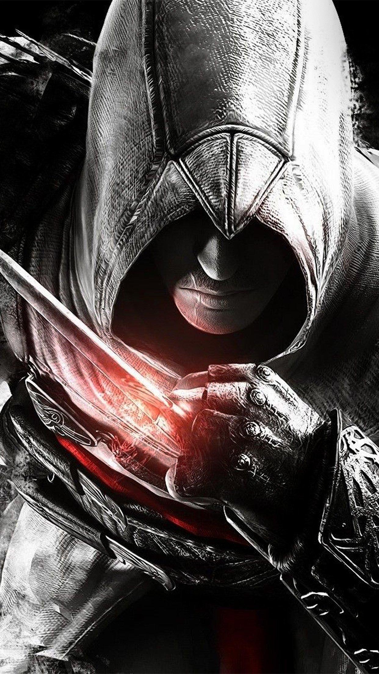 Assassins Creed Dark Game Hero Illustration Art Android
