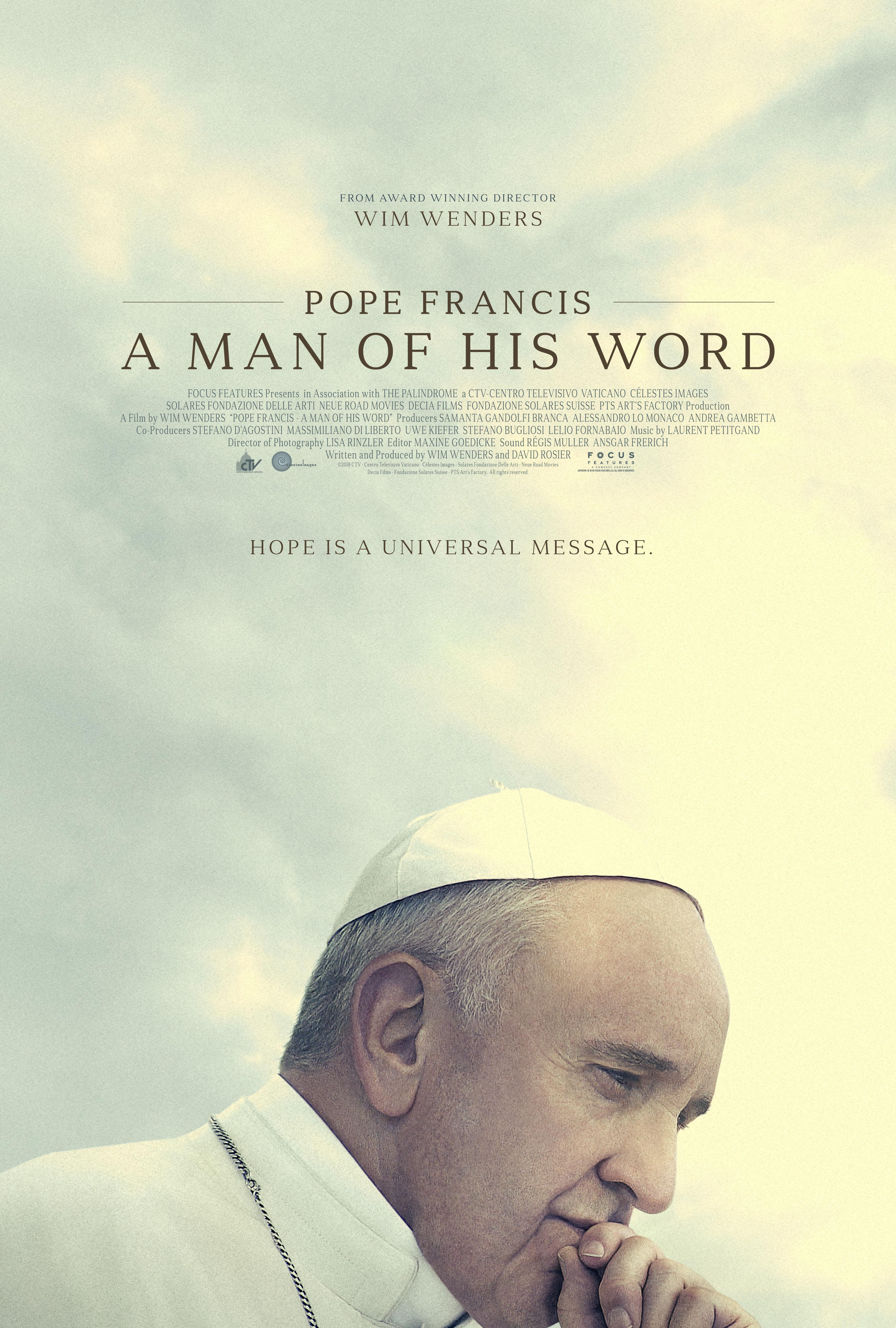 Free download Pope Francis A Man of His Word 2018 IMDb