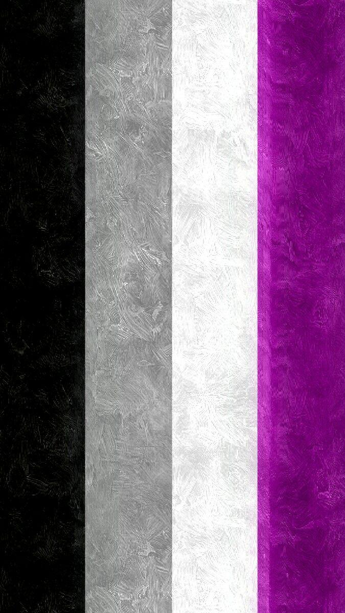 Asexual Flag Wallpaper